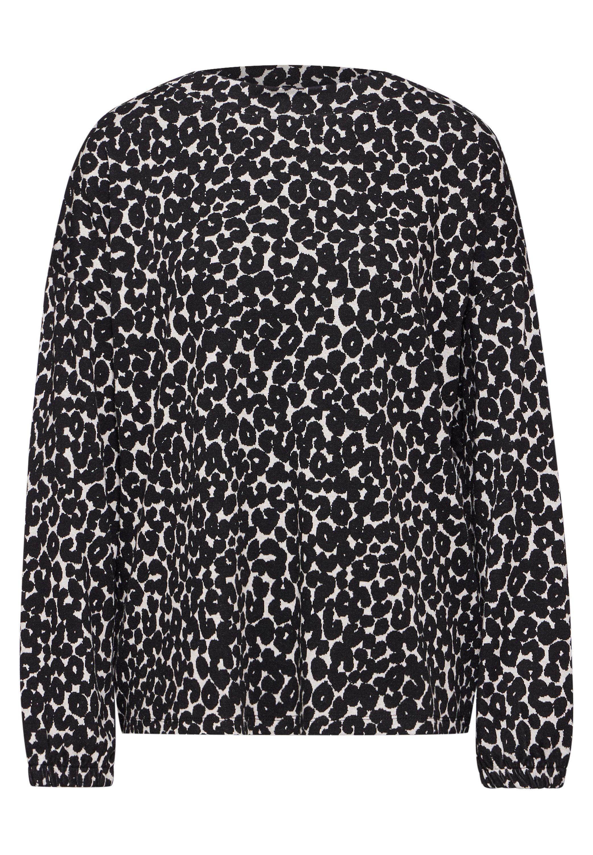 STREET ONE Langarmshirt im angesagten Leo-Look