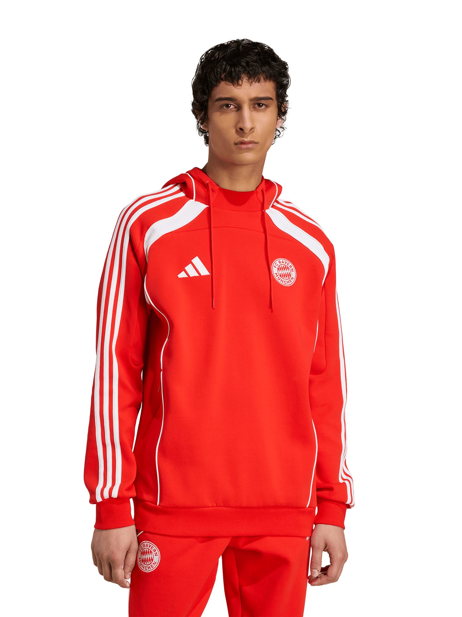 adidas Performance Kapuzenpullover FC Bayern München, Hoodie Urban Purist, Unisex, Rot