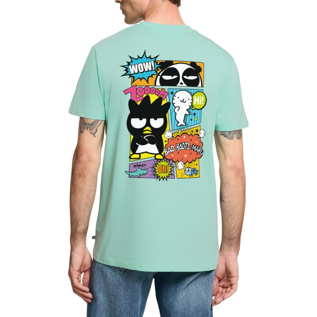 T-Shirt Bad Badtz-Maru Mit Freunden Im Comic Stil Männer Premium T-Shirt