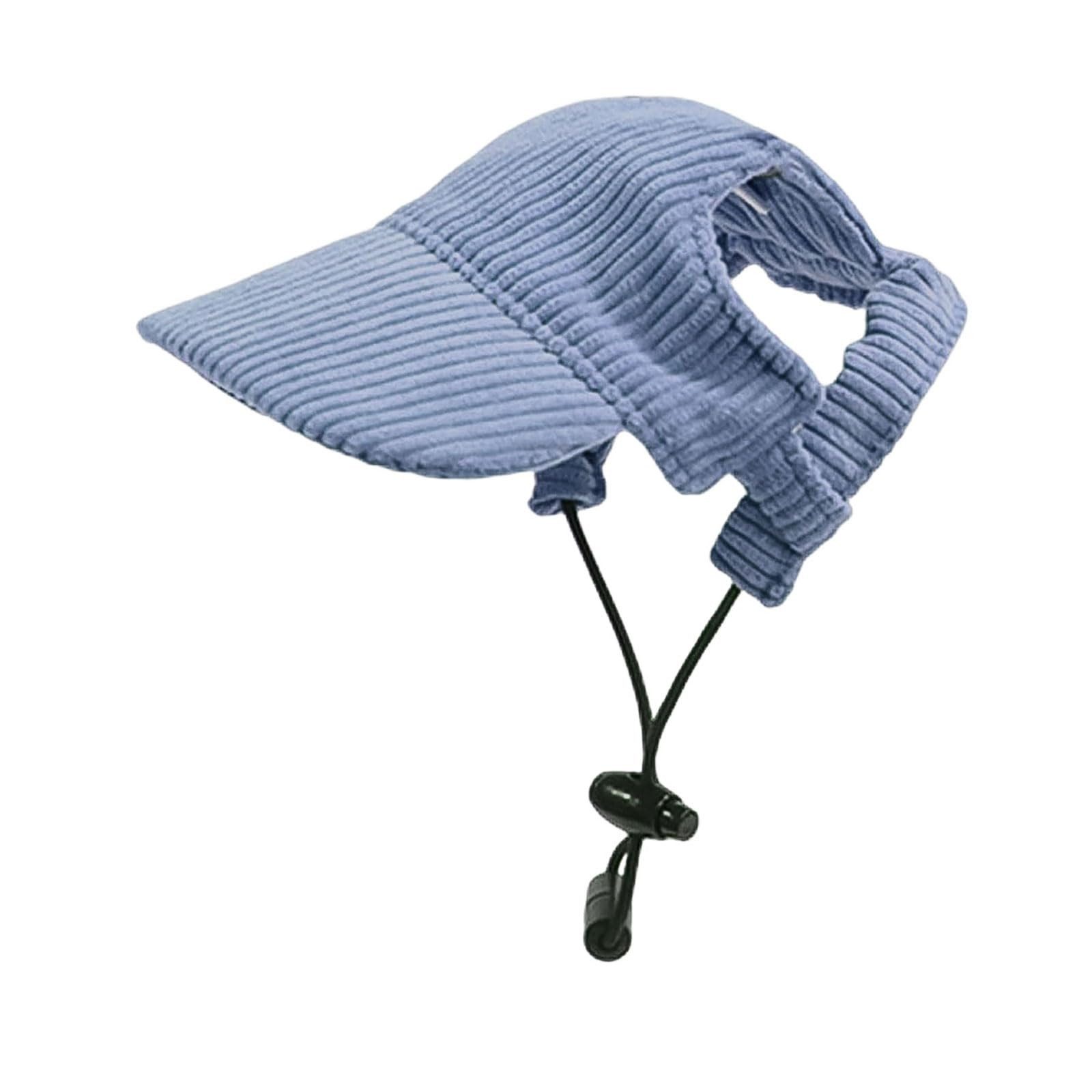 Ledander Baseball Cap Hunde Baseballmütze, Verstellbar Sommer Sonnenschutz Hut Sonnenhüte mit Ohrlöchern, Haustier Sommer Hut für Welpen Hunde Mütze