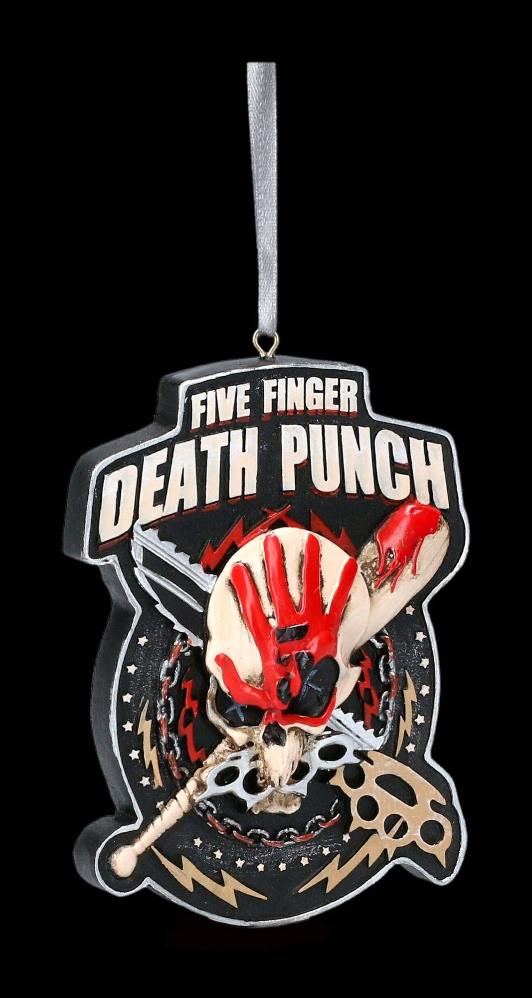 GmbH Offizielles Five Finger Weihnachten (1-tlg) - Christbaumschmuck Death Figuren Christbaumschmuck Punch Shop - Merchandise