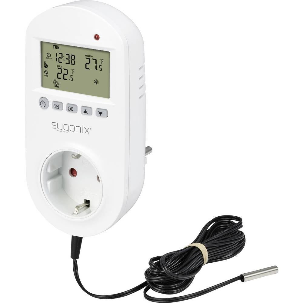 Sygonix Raumthermostat SY-6824098 Universalthermostat Zwischenstecker Wochenprogramm 1 St.