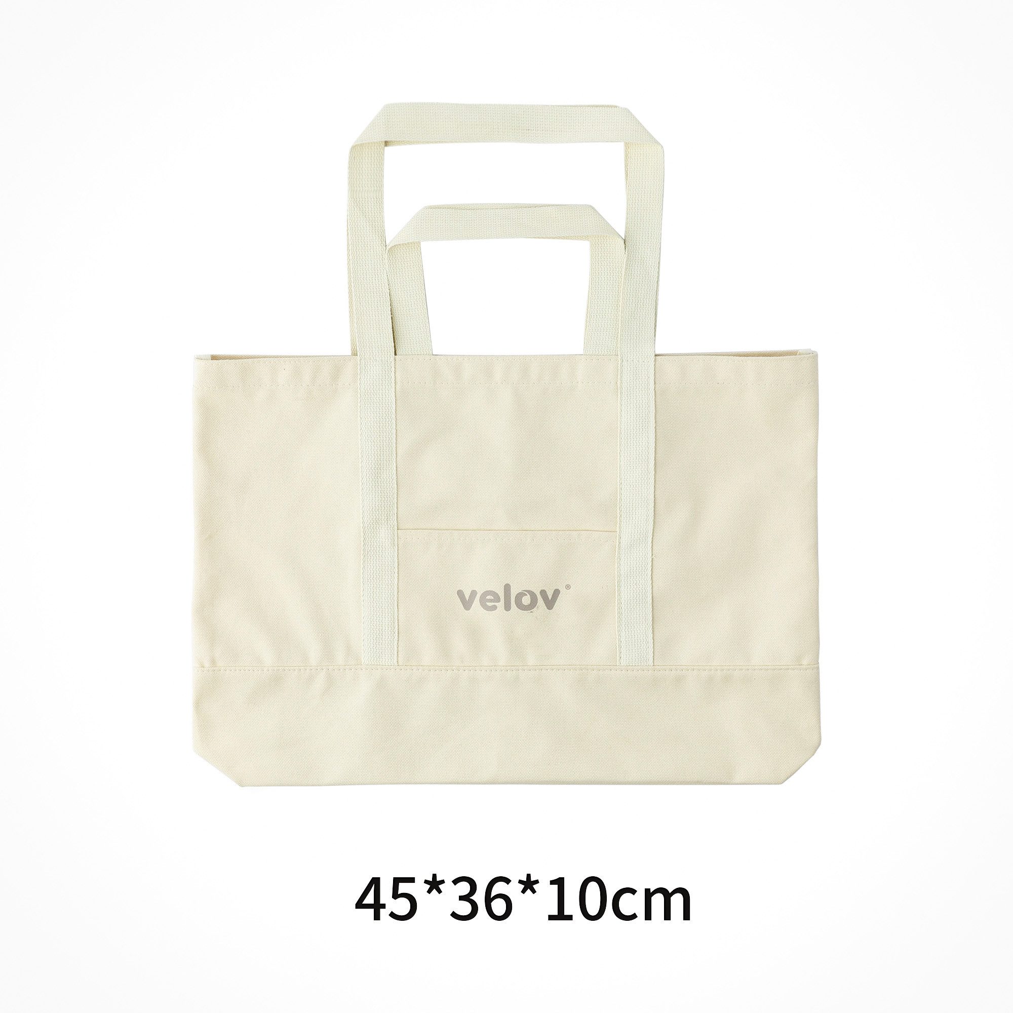 velov Yogatasche Tragetasche aus Baumwolle 45x36x10cm mit Platz für Yogamatte Unterwegs, Fitness, Reisen und Alltag