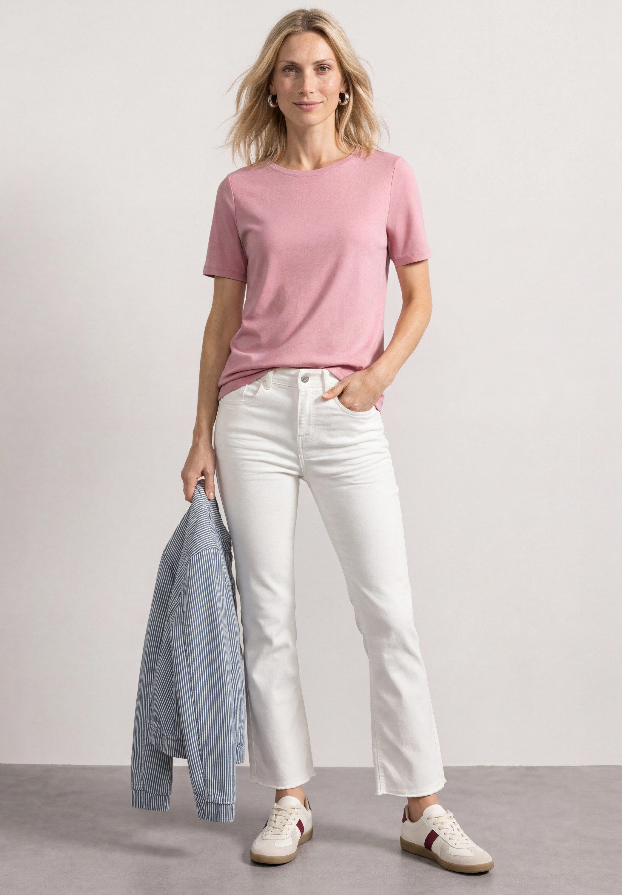 STREET ONE T-Shirt im soften Baumwoll-Mix