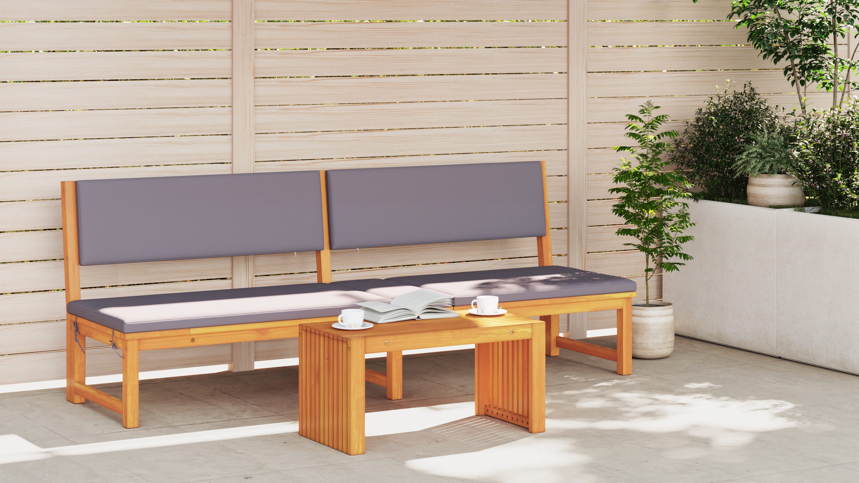 vidaXL Couchtisch Couchtisch 70x35x35 cm Massivholz günstig online kaufen
