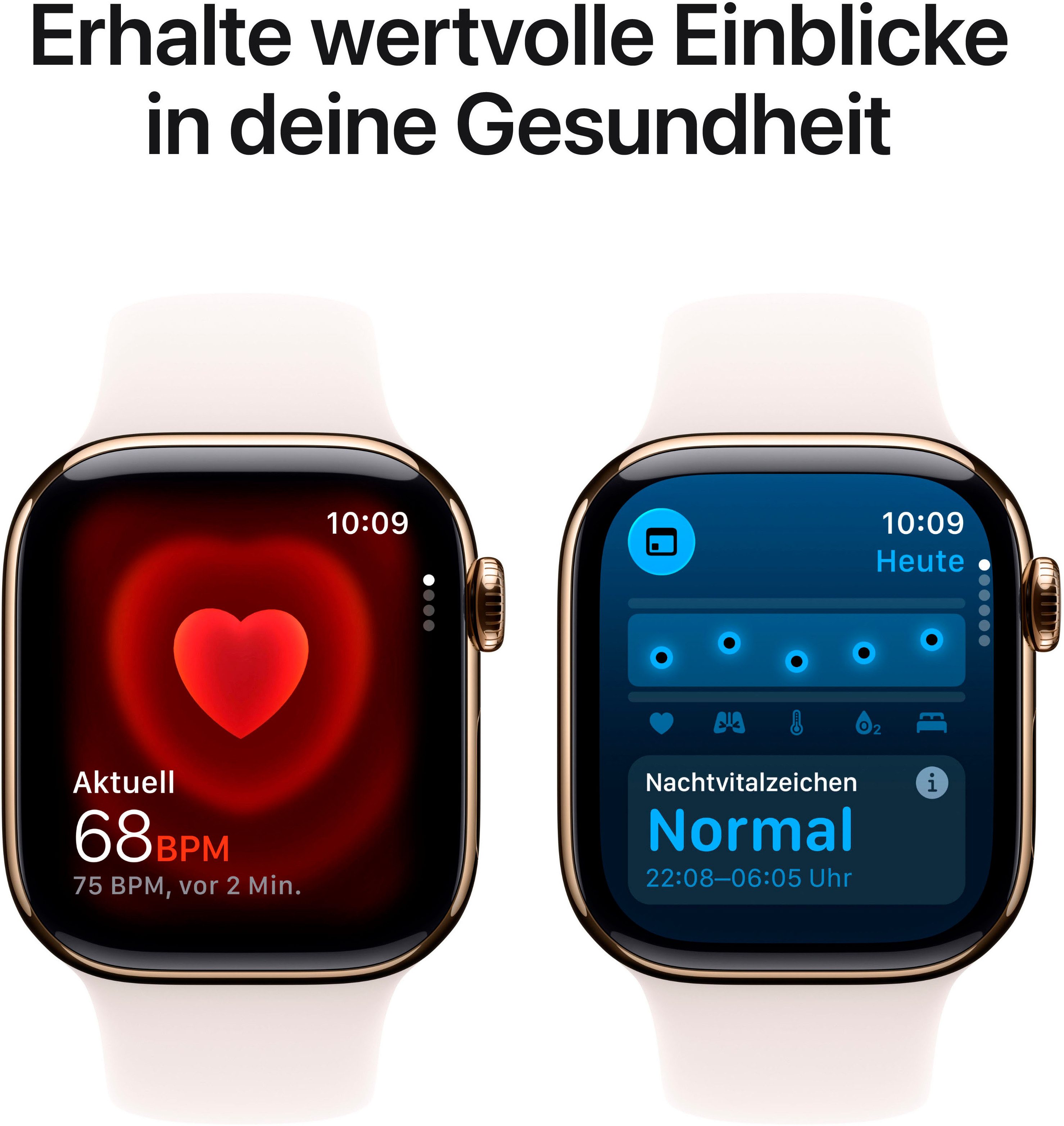 Apple Watch Series 11 Smartwatch (Watch OS), 1-tlg. goldfarben