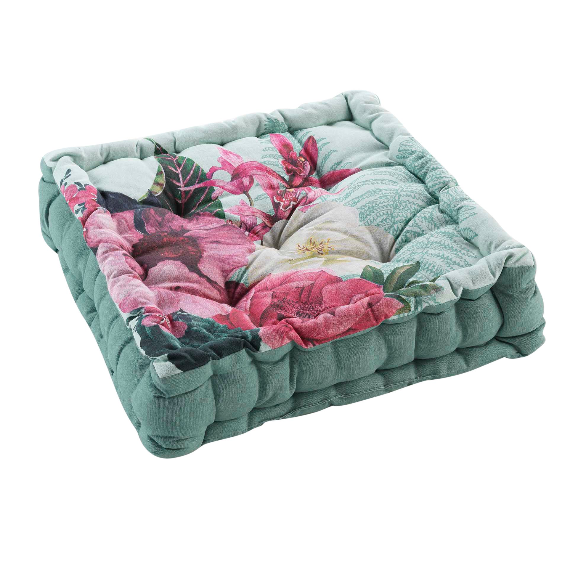 dynamic24 Bodenkissen, Sitzkissen Stuhlkissen Bank Auflage 60x60x10cm