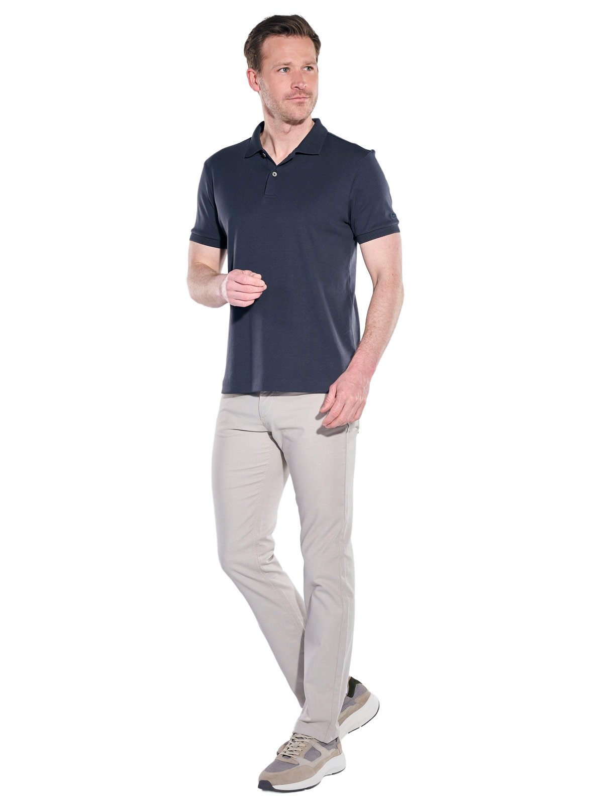Engbers Poloshirt Herren Poloshirt "My Favorite" organic, Saphirblau