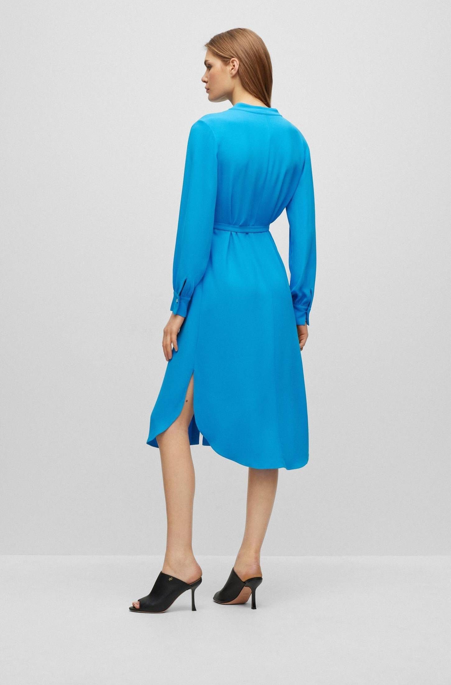 DIBANORAH Damen BOSS Blusenkleid (1-tlg) Blusenkleid