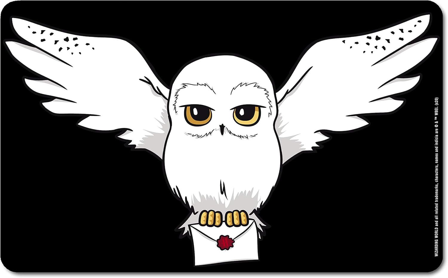 LOGOSHIRT Frühstücksbrett Frühstücksbrettchen Harry Potter – Hedwig Brief, (1-St), langlebig, robust und alltagstauglich