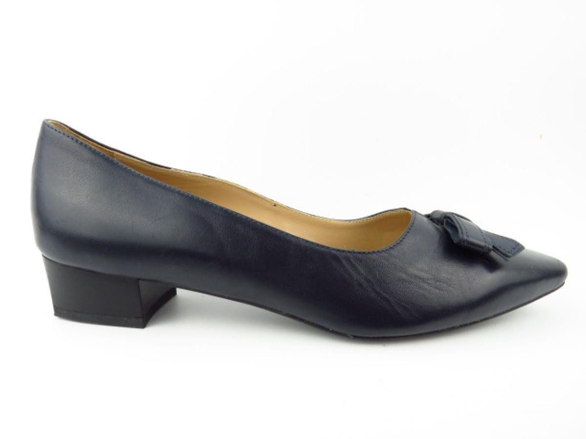 Nero Giardini Nappa blau Schleife Pumps
