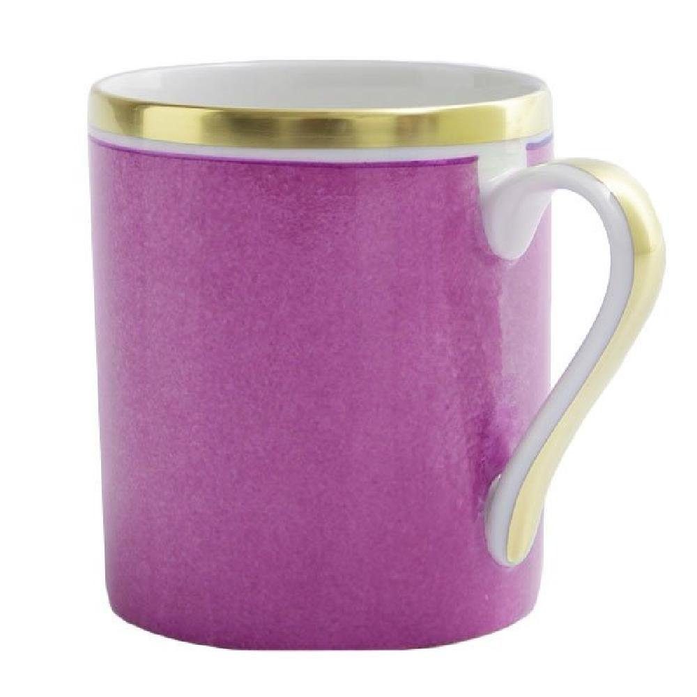 Reichenbach Tasse Kaffeebecher mit Henkel Colour Rasberry Gold