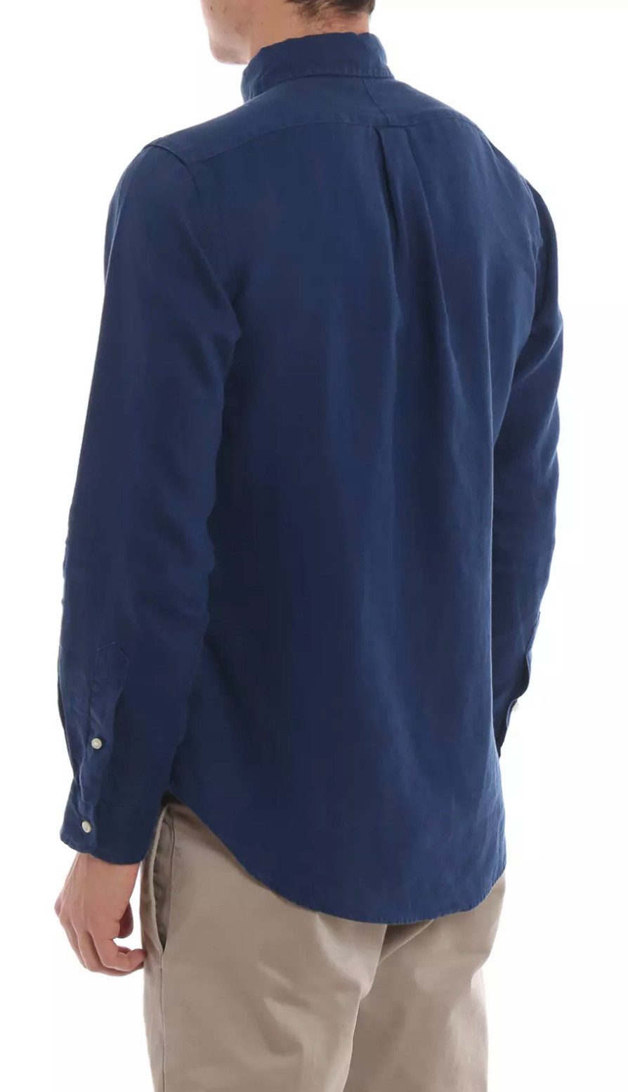 Polo Ralph Lauren Leinenhemd Slim Fit Schlanke Silhouette, ideal für einen modernen, stilvollen Look