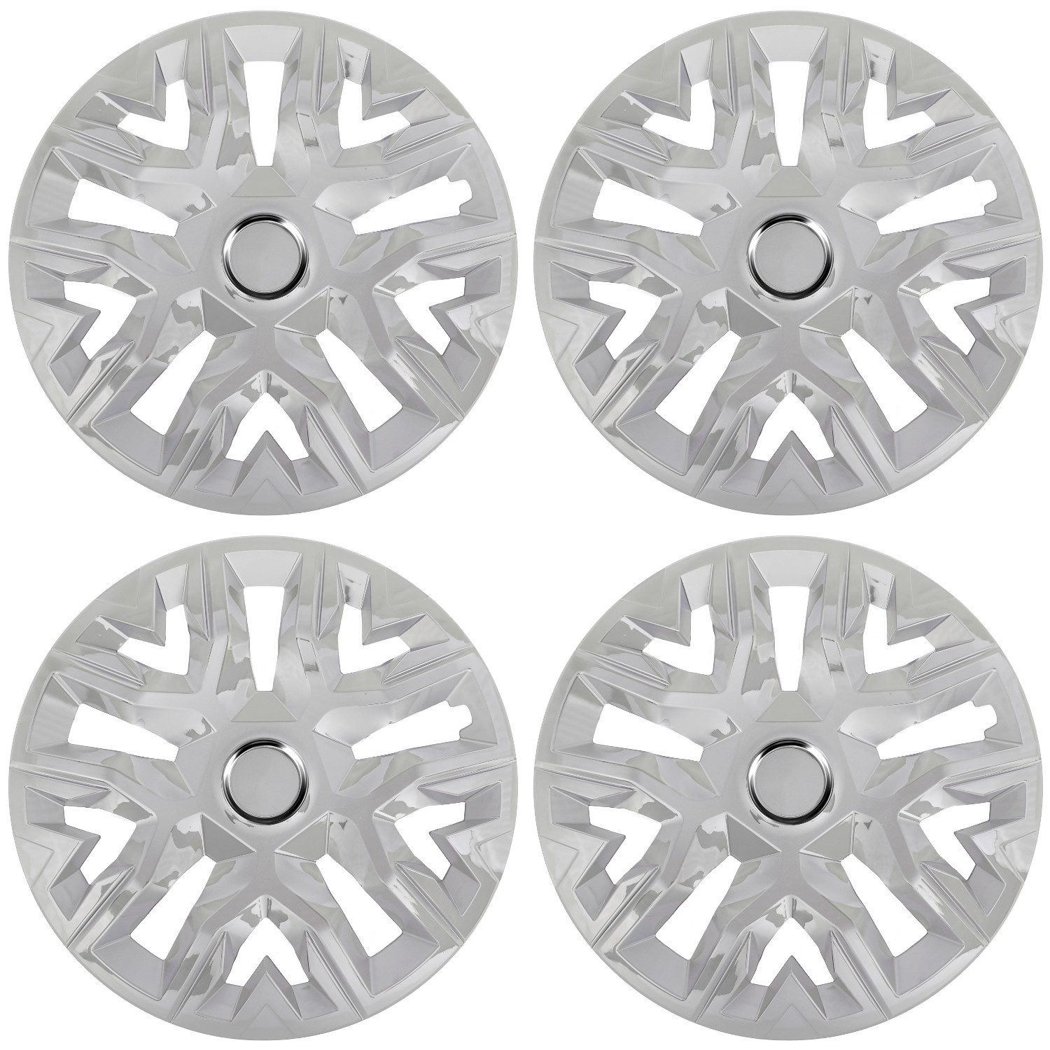 NRM Radkappen Perfecto, 15 in Zoll, (4-St) Auto Radkappen 15'' 4 Stück
