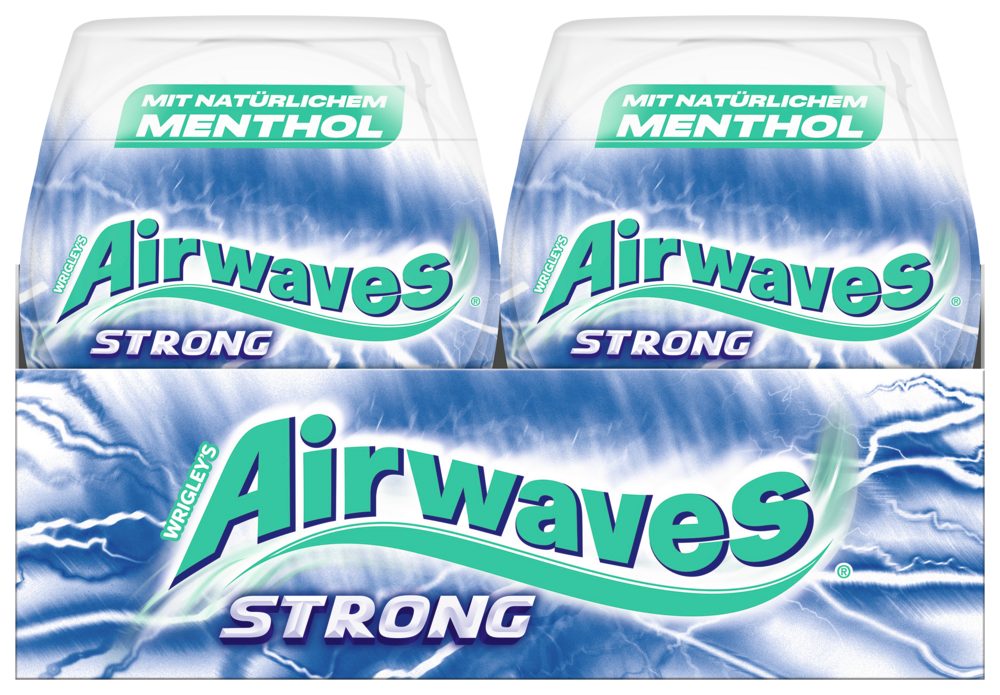 Airwaves Süßigkeit AIRWAVES STRONG Dose 2x6x50 Dragees