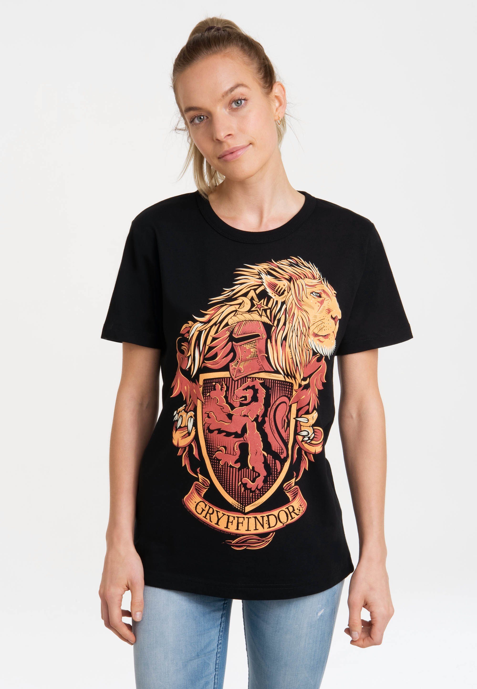 LOGOSHIRT T-Shirt Harry Potter - Gryffindor mit lizenziertem Print