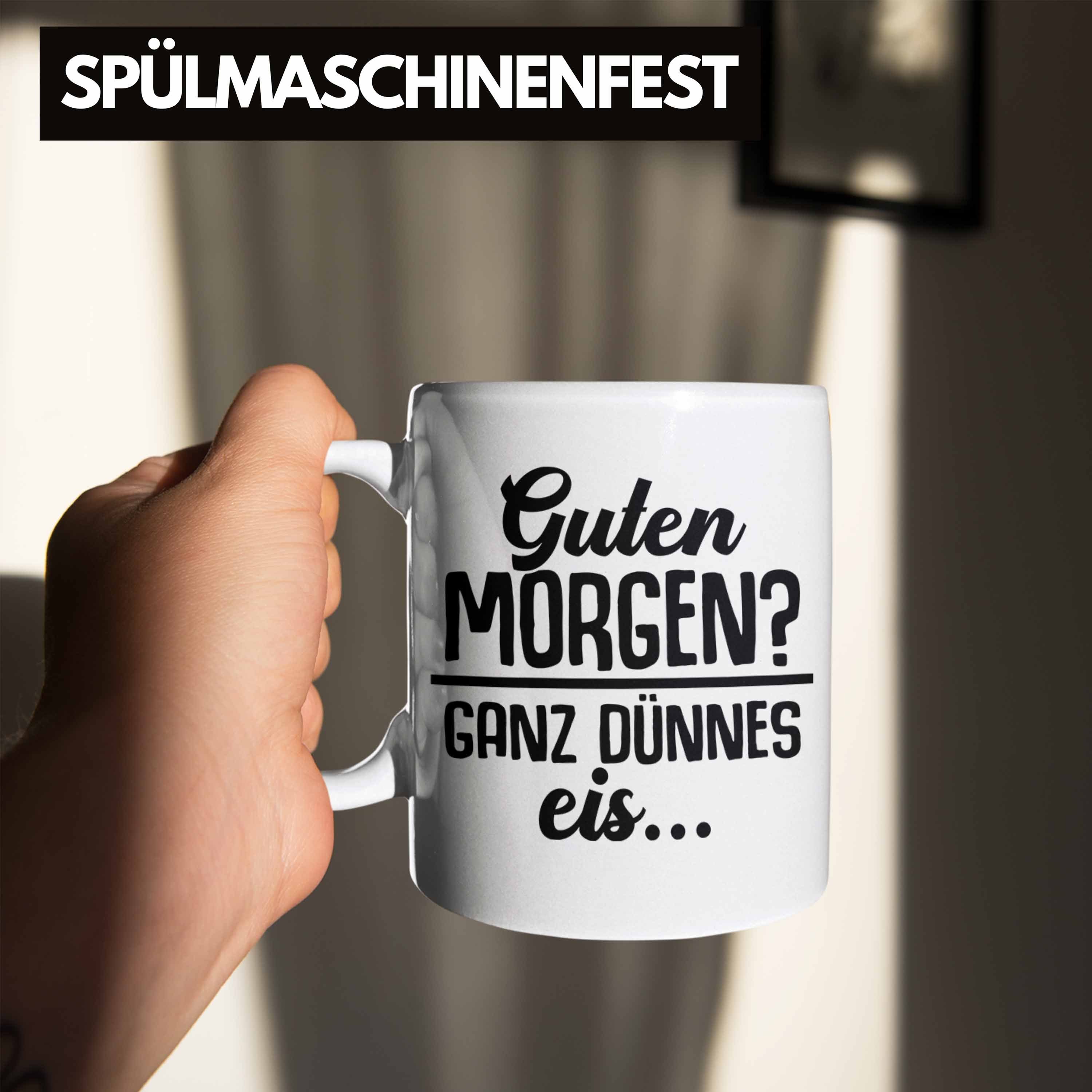 Lehrer - Weiss Dünnes Ganz Trendation Tasse Geschenk Tasse Trendation Eis Guten Morgen?