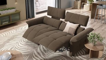 Sofanella 3-Sitzer Sofanella 3-Sitzer ADRIA Stoffbezug Sofagarnitur Couch in Creme