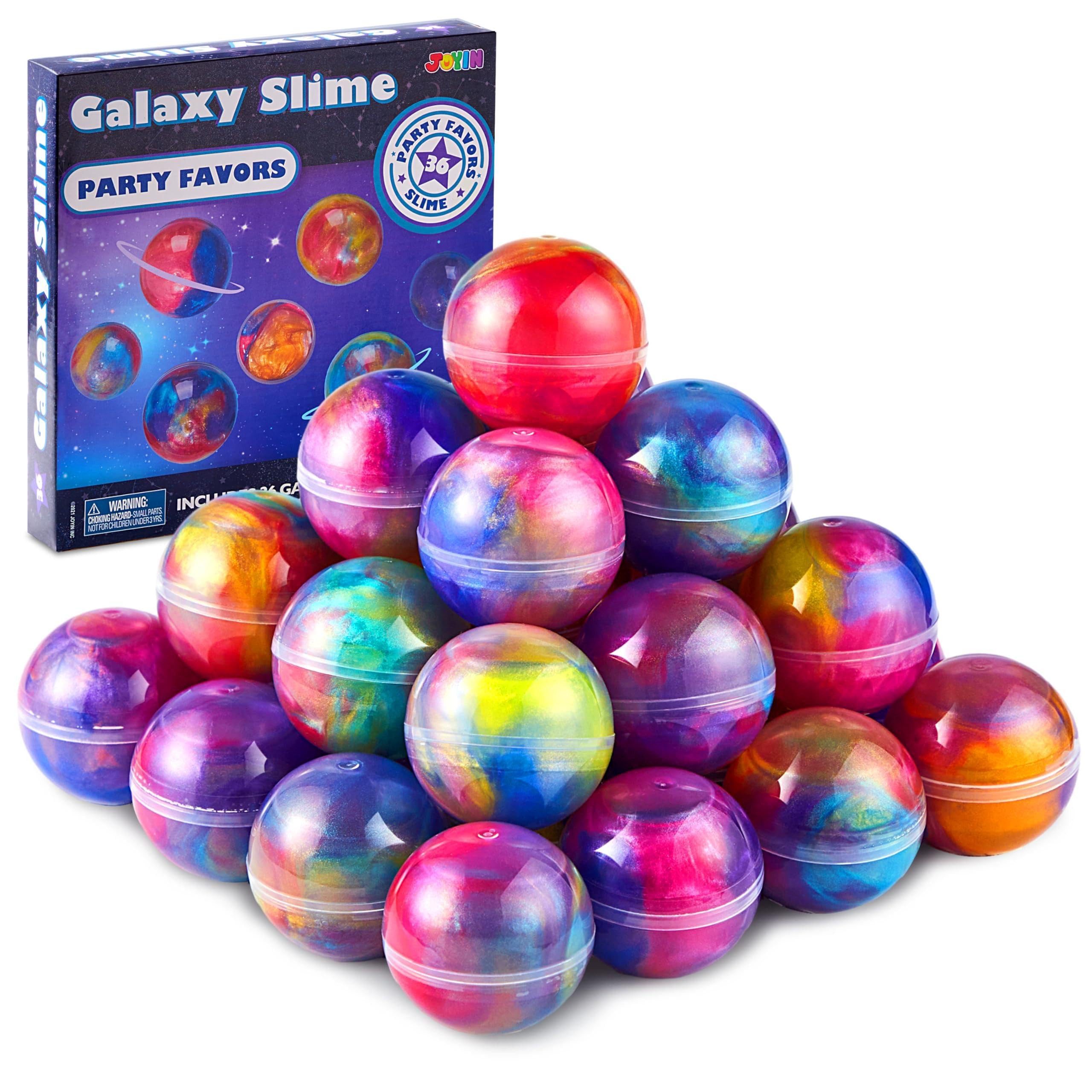 JOYIN Knete JOYIN 36er Galaxy Slime Ball Party Favors – nicht klebrig, für Kinder