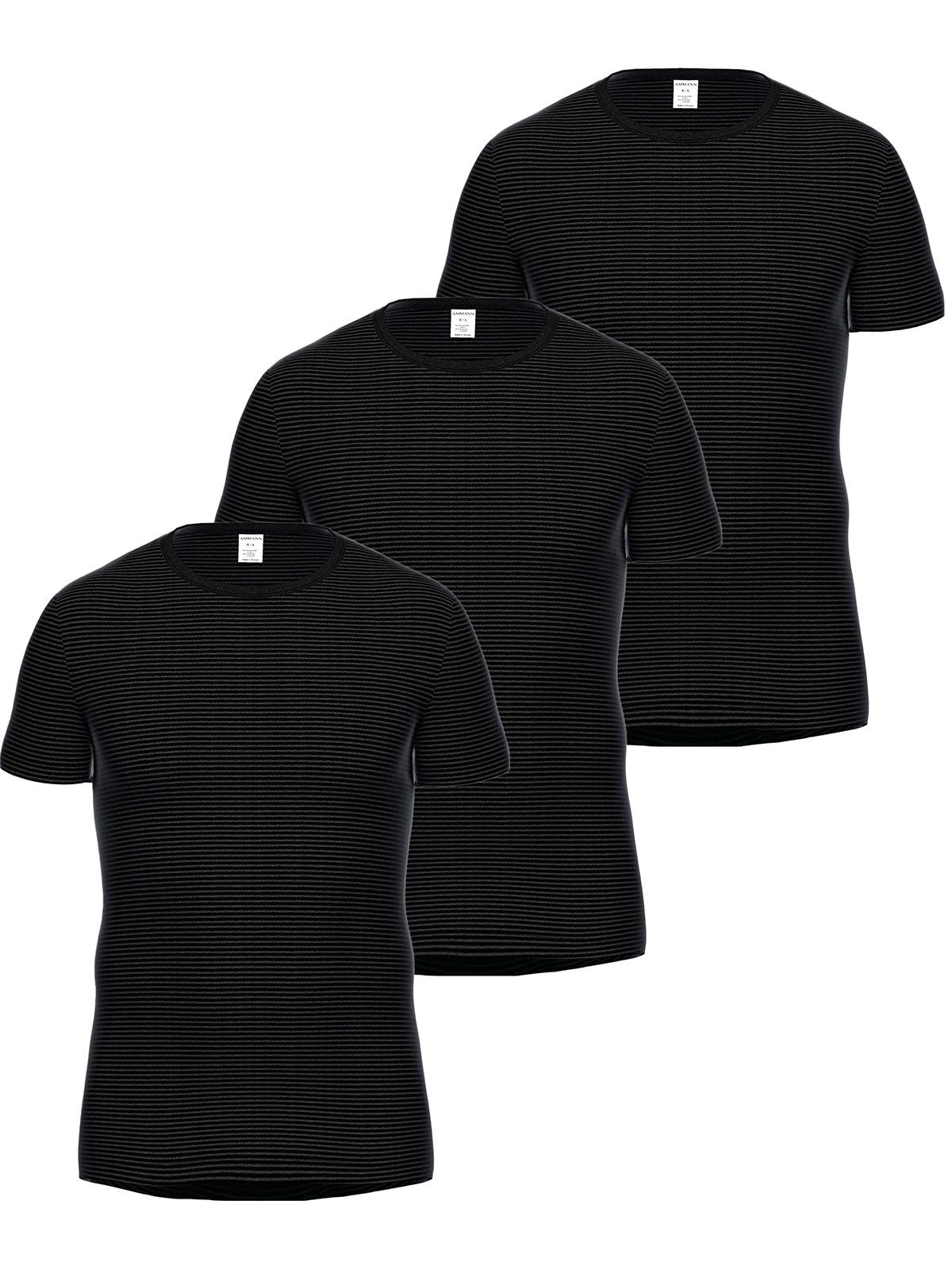 Ammann Unterziehshirt 3er Pack Shirt 1/2 Arm Day Classic / Jeans Feinrip (P günstig online kaufen