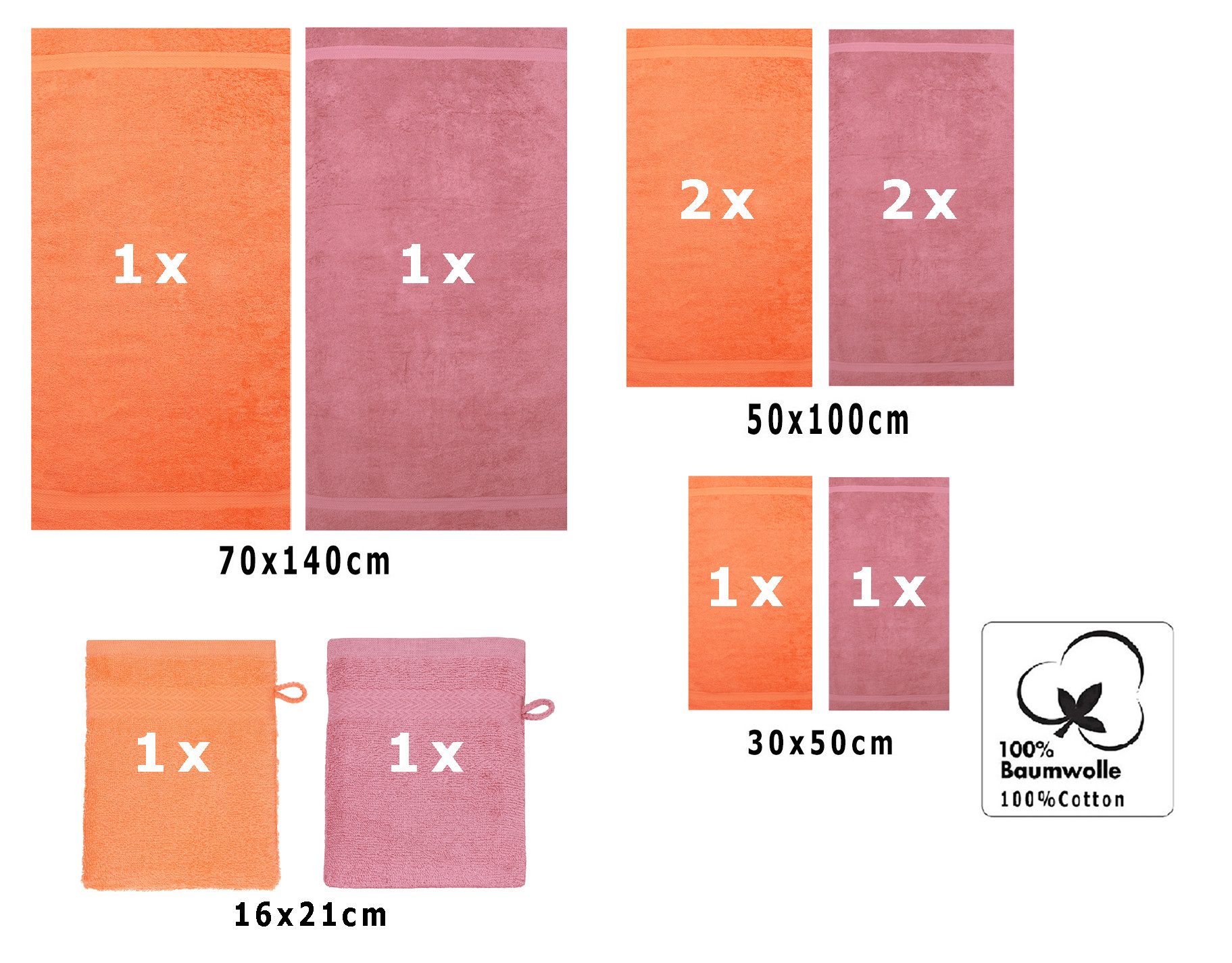 Betz Handtuch Set 10-TLG. Premium Farbe günstig online kaufen
