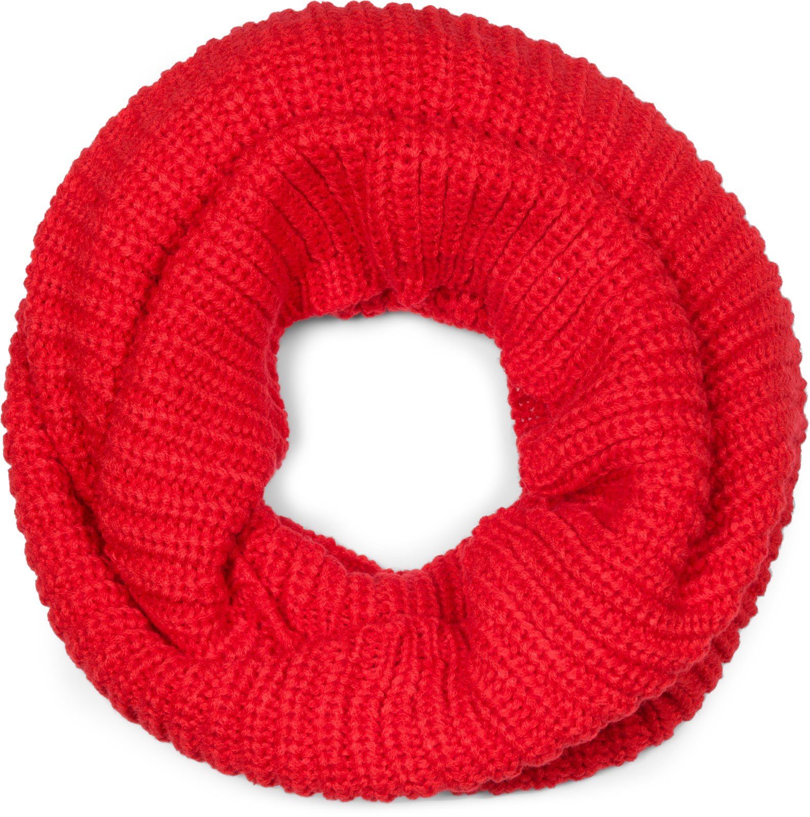 styleBREAKER Strickschal Unifarbener Feinstrick Loop, (1-St)