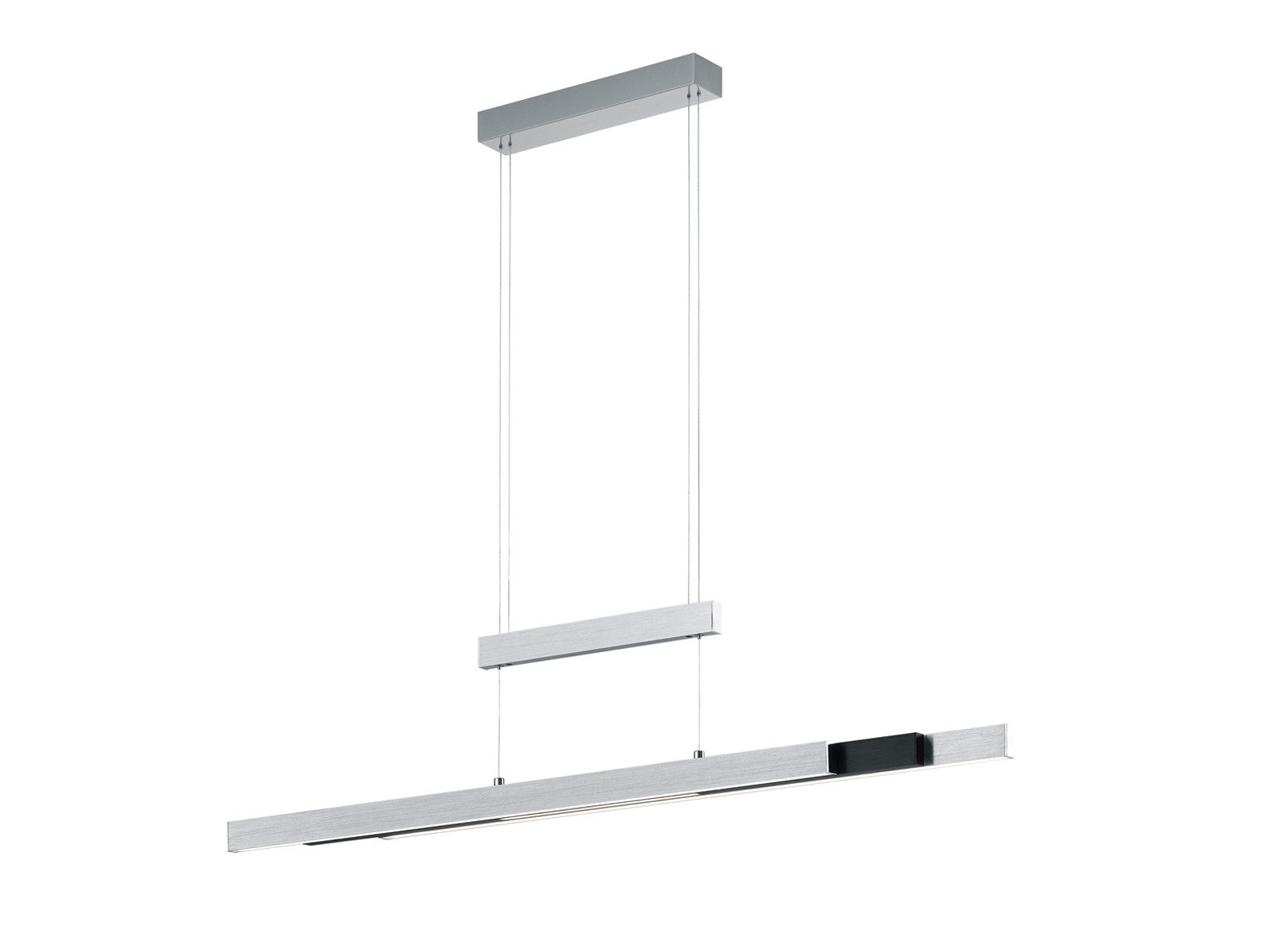 TRIO Leuchten LED Pendelleuchte, Dimmfunktion, LED fest integriert, Warmweiß, Neutralweiß, Ausziehbare Esstisch-Lampe hängend stufenlos höhenverstellbar B: 150cm