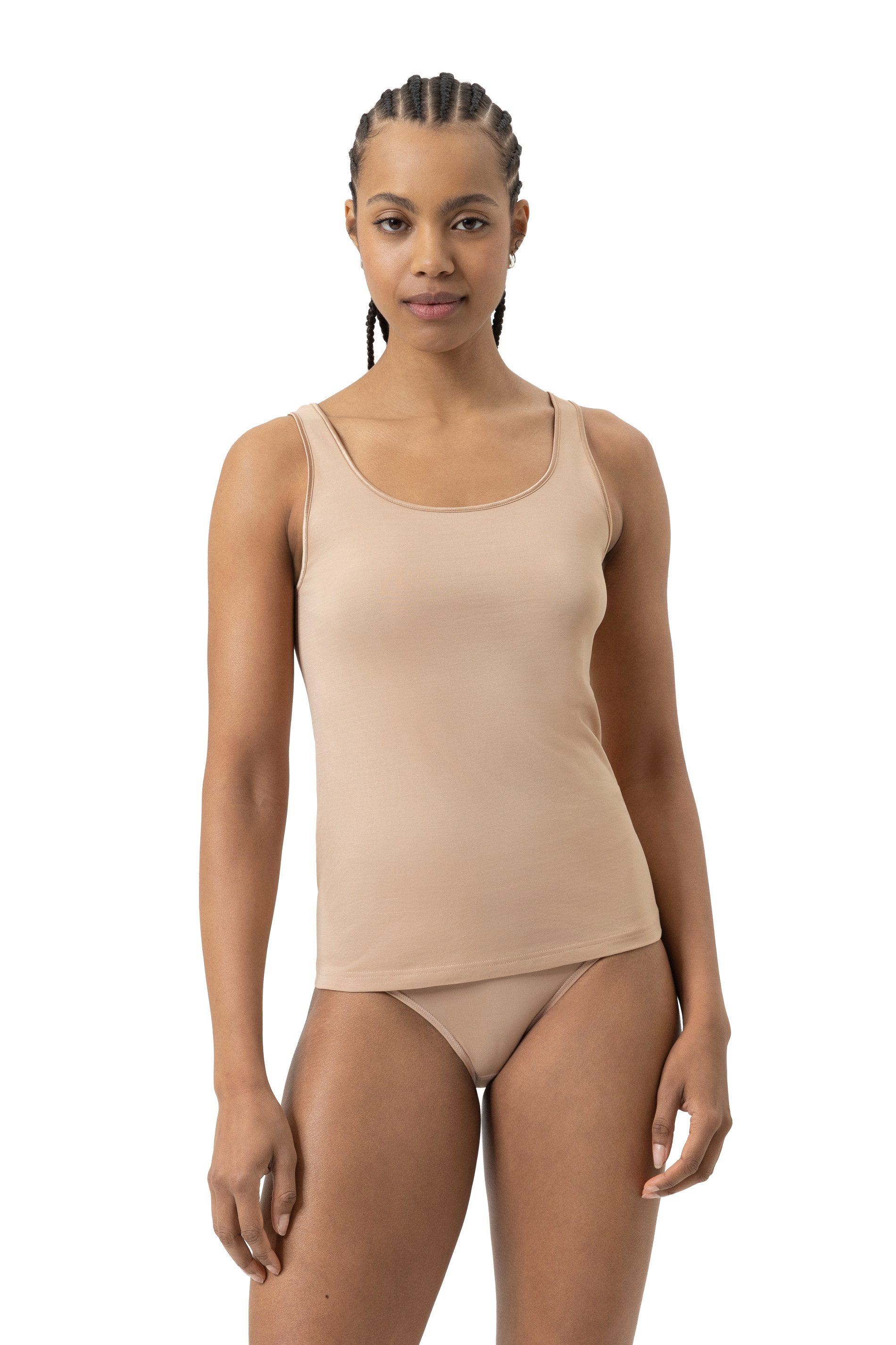 Mey Sporttop SERIE EMOTION mit breiten Trägern, figurbetont, aus Viskosemischung