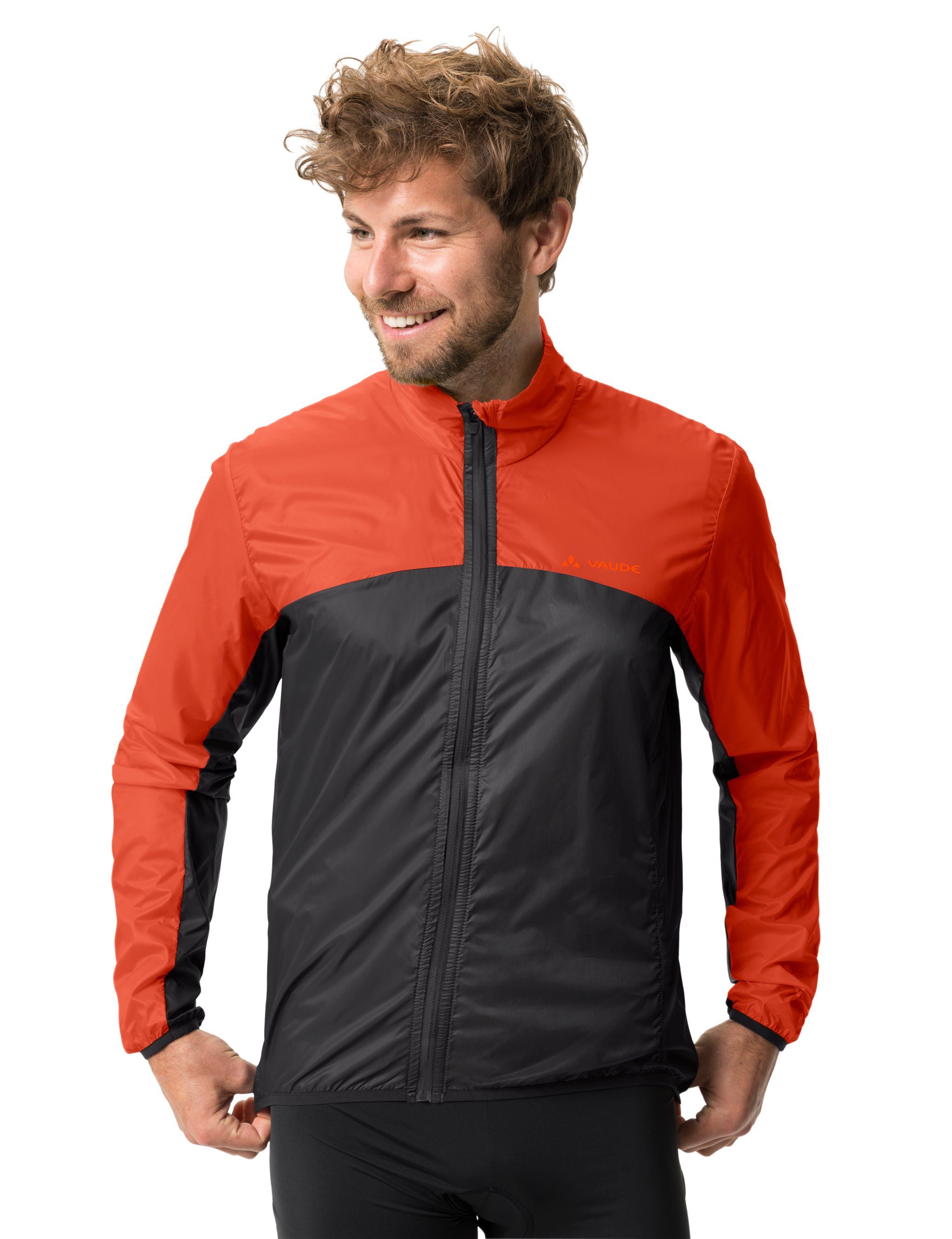 VAUDE Outdoorjacke Men's Matera kompensiert (1-St) Jacket Air Klimaneutral red glowing