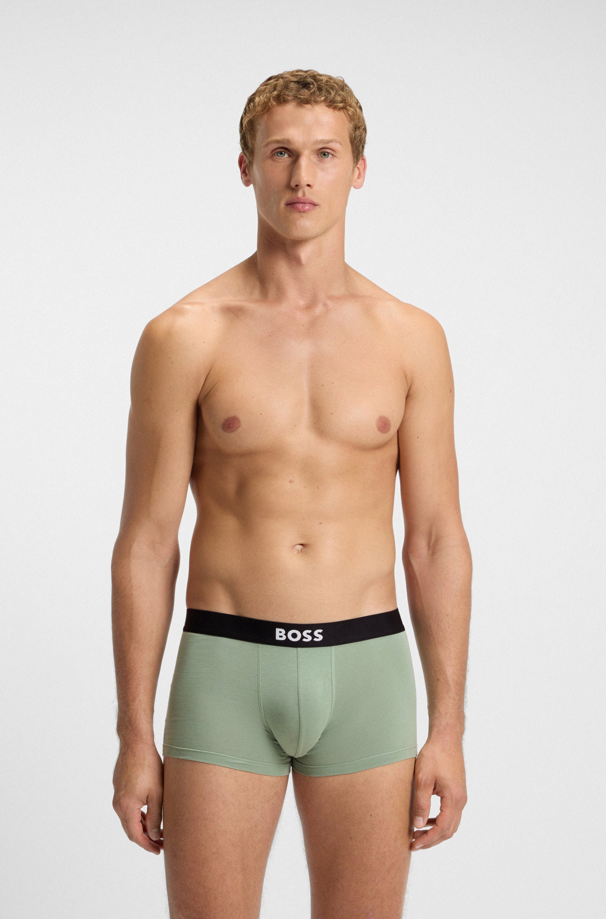 BOSS Trunk 3P Trunk BOSS ONE mit unifarbenen Bund