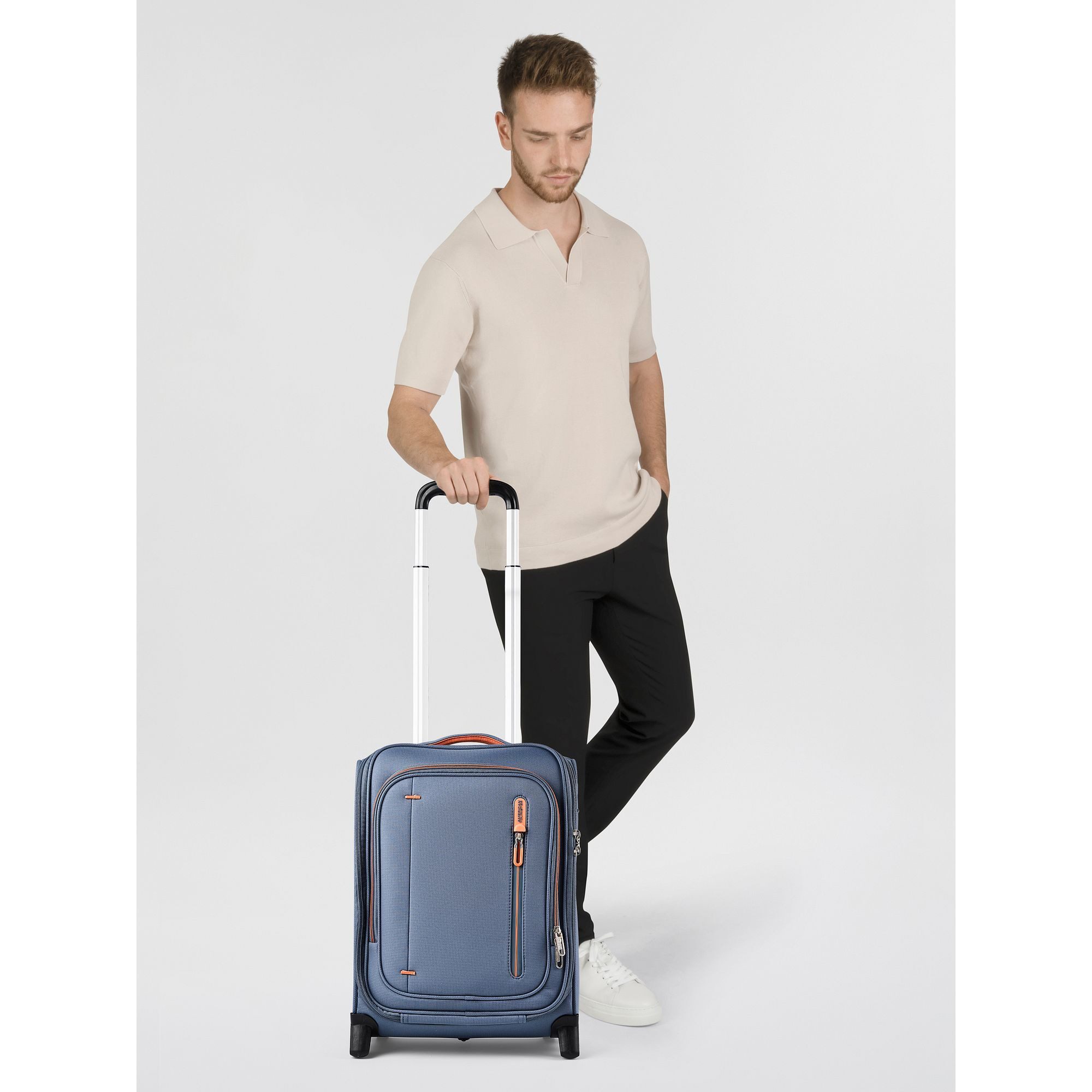 American Tourister® Handgepäck-Trolley Cloudrider, 4 Rollen, Polyester