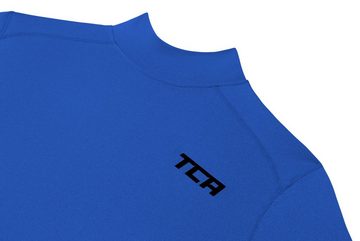 TCA Langarmshirt TCA Herren Kompression Langarm Thermo Oberteil - Leuchtend Blau (1-tlg)