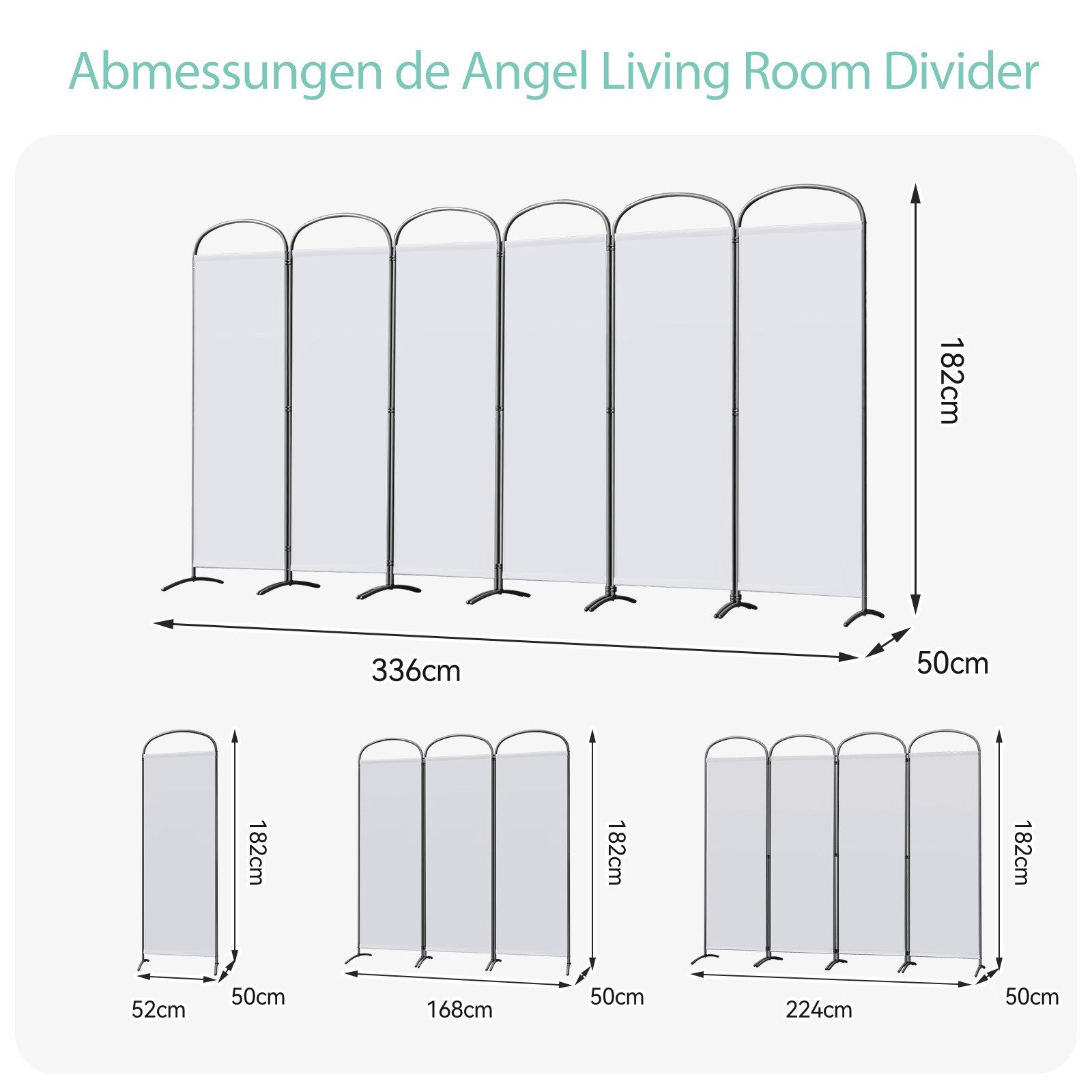 Angel Living Paravent 6-Teilig, Sichtschutz Faltbar günstig online kaufen