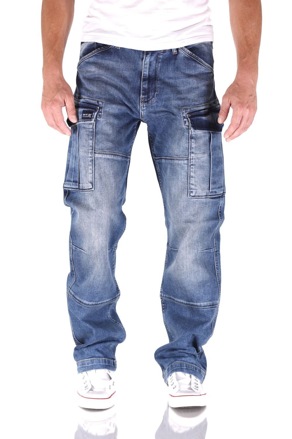 Cargojeans Big Seven Brian Vintage Aged Cargo Herren Jeans Hose
