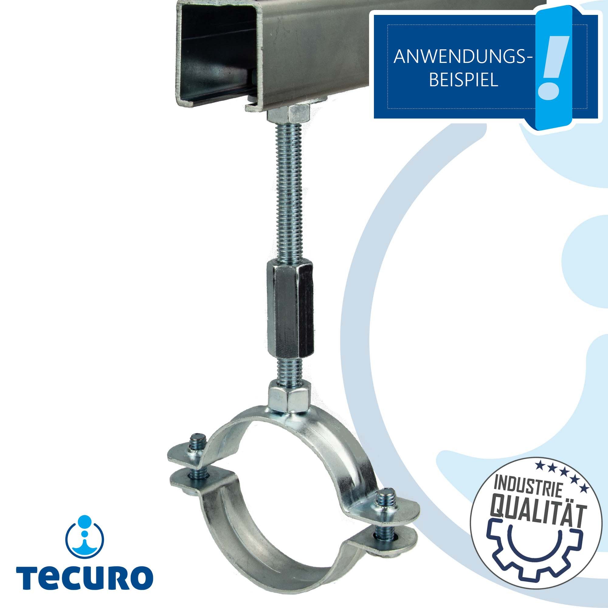 tecuro Gewindemuffe Gewindemuffe, verzinkt - verschiedene Größen