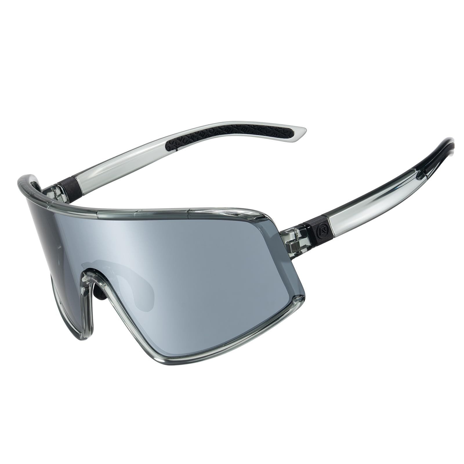 ROCKBROS Fahrradbrille Sportbrille Herren Damen Fahrrad Rennrad MTB Outdoor TR90 Rahmen, selbsttönend, UV400 Schutz, verstellbares Nasenpolster, ultraleicht