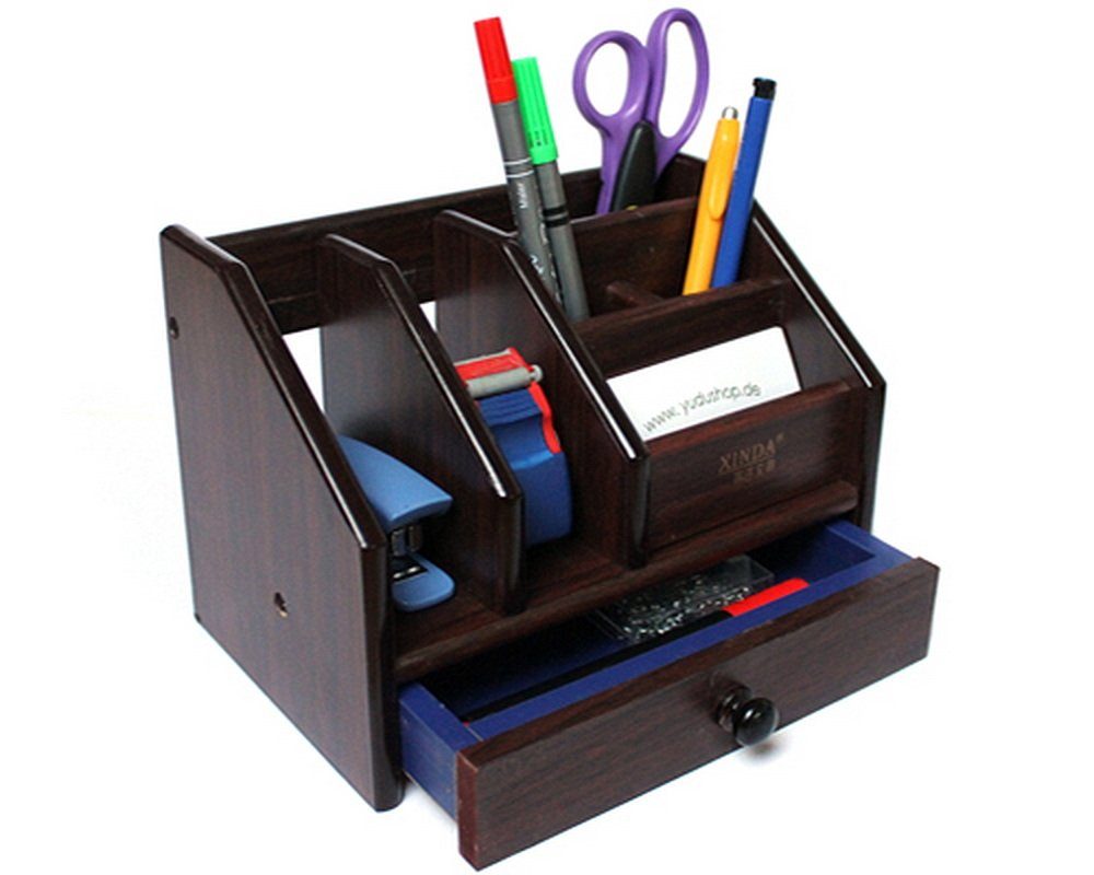 Yudu Schreibtischaufsatz Schreibtischorganizer Schreibtischständer Stifthalter