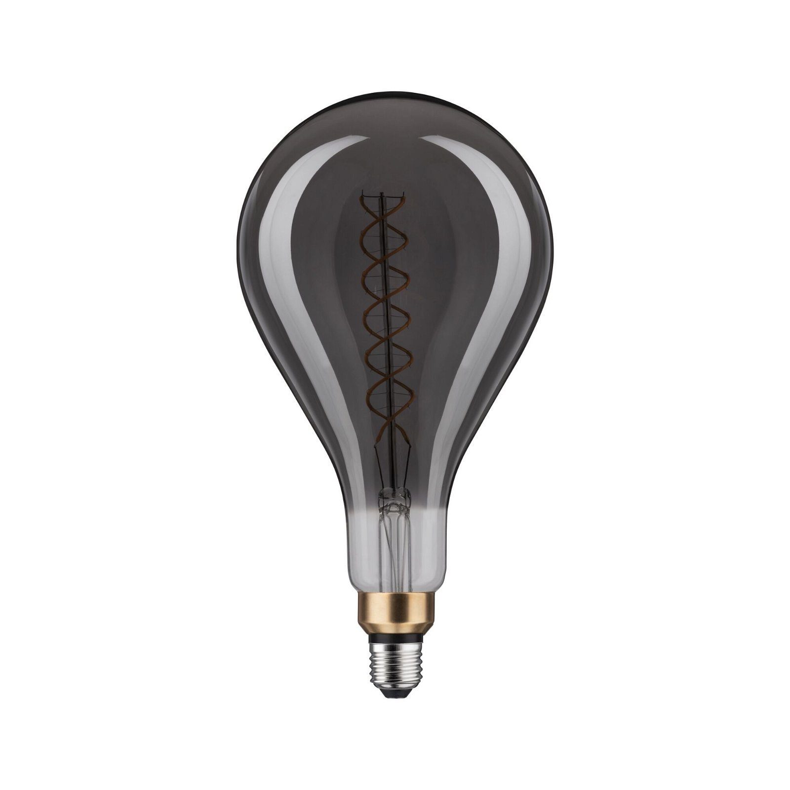 Paulmann LED-Leuchtmittel BigDrop 200lm 1800K smoke 7W doppel spiral 230V Filament, 1 St.