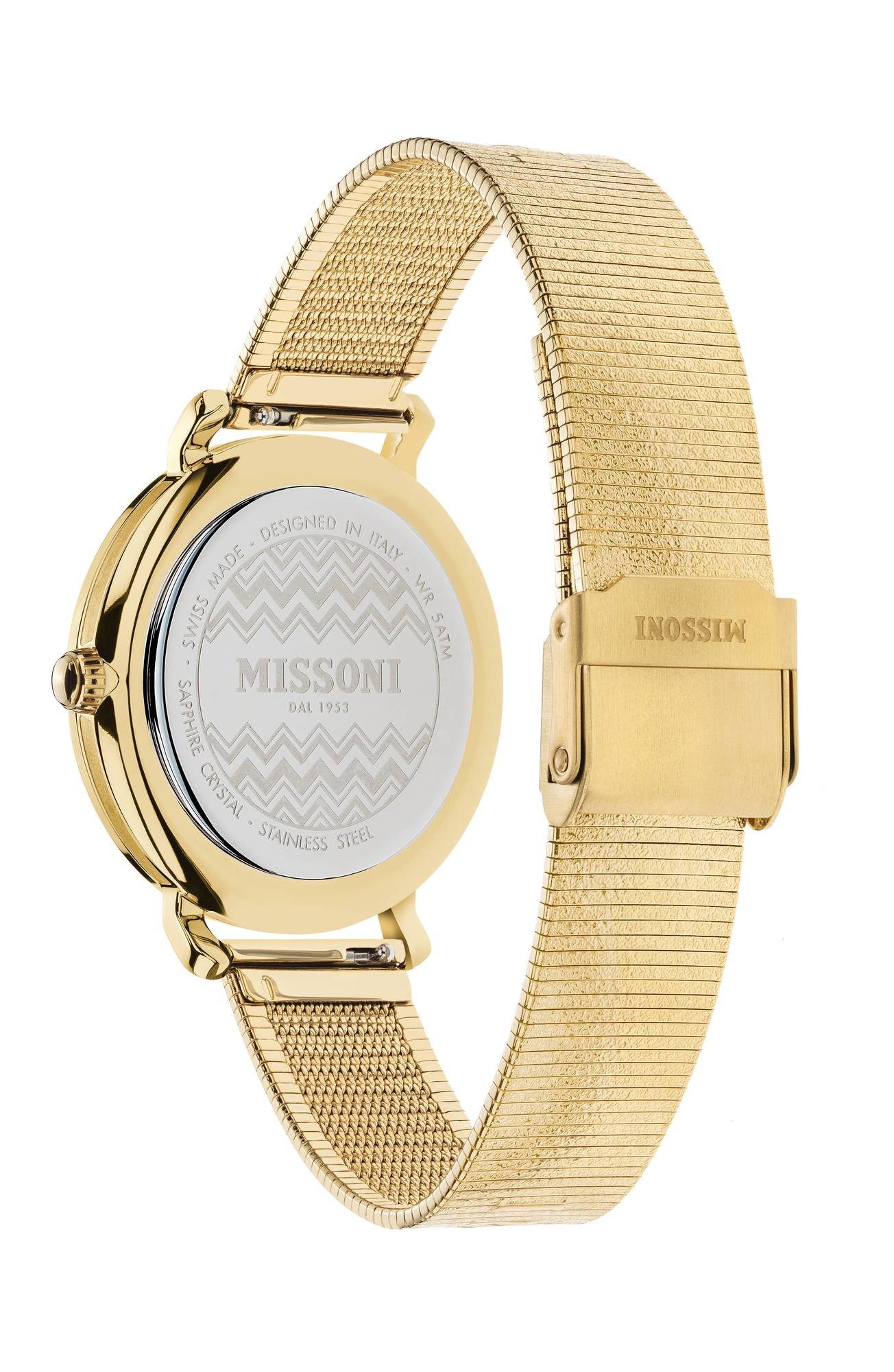 Missoni Schweizer Uhr Lettering
