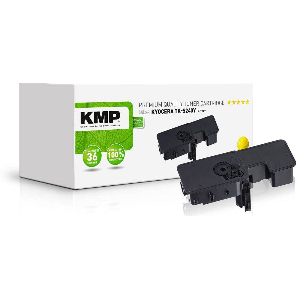 KMP Tonerkartusche 1 Toner K-T84Y ERSETZT KYOCERA TK-5240Y - yellow, (1-St)