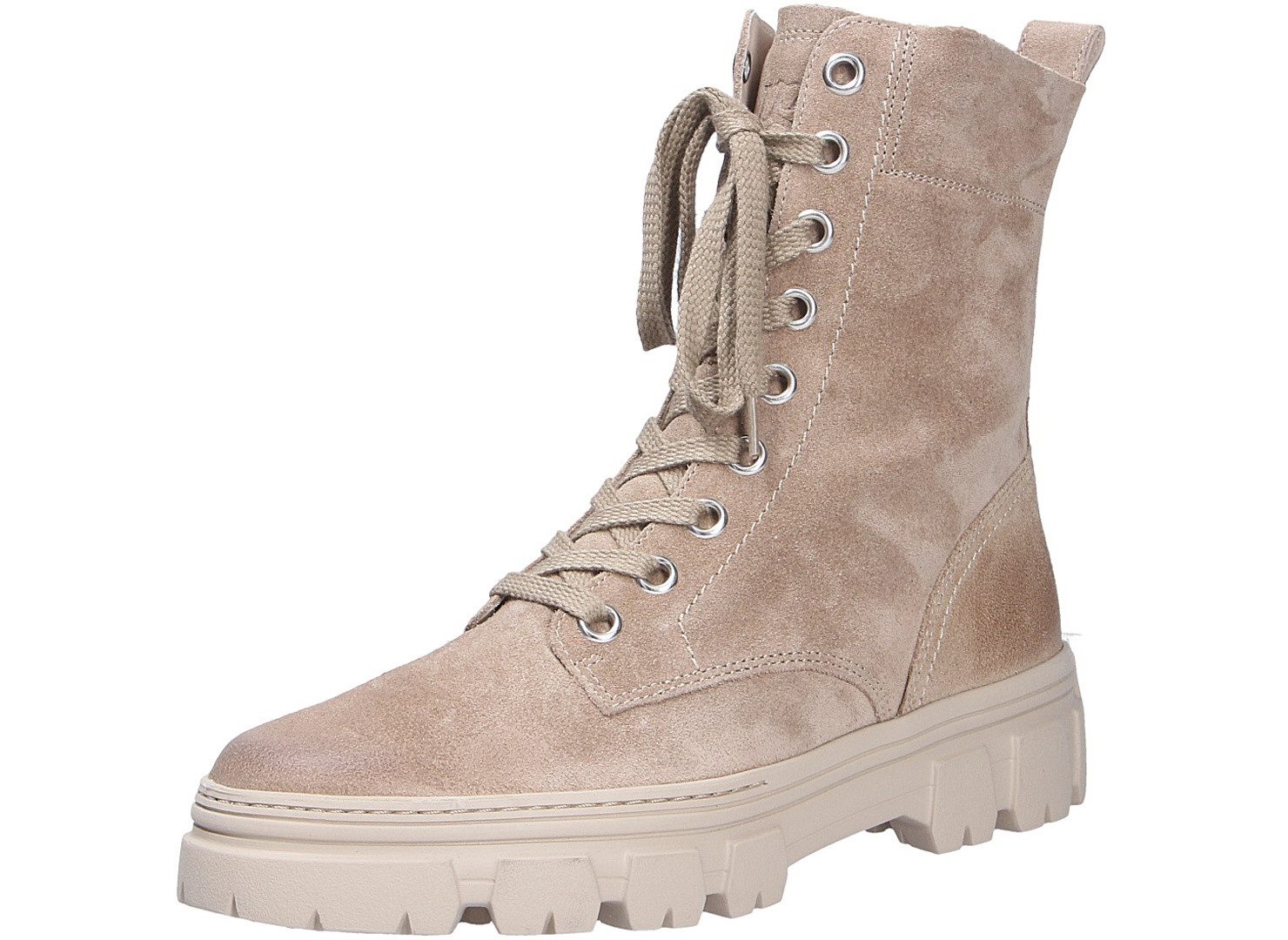 Paul Green Paul Green Damen Stiefel beige Größe Schnürstiefel