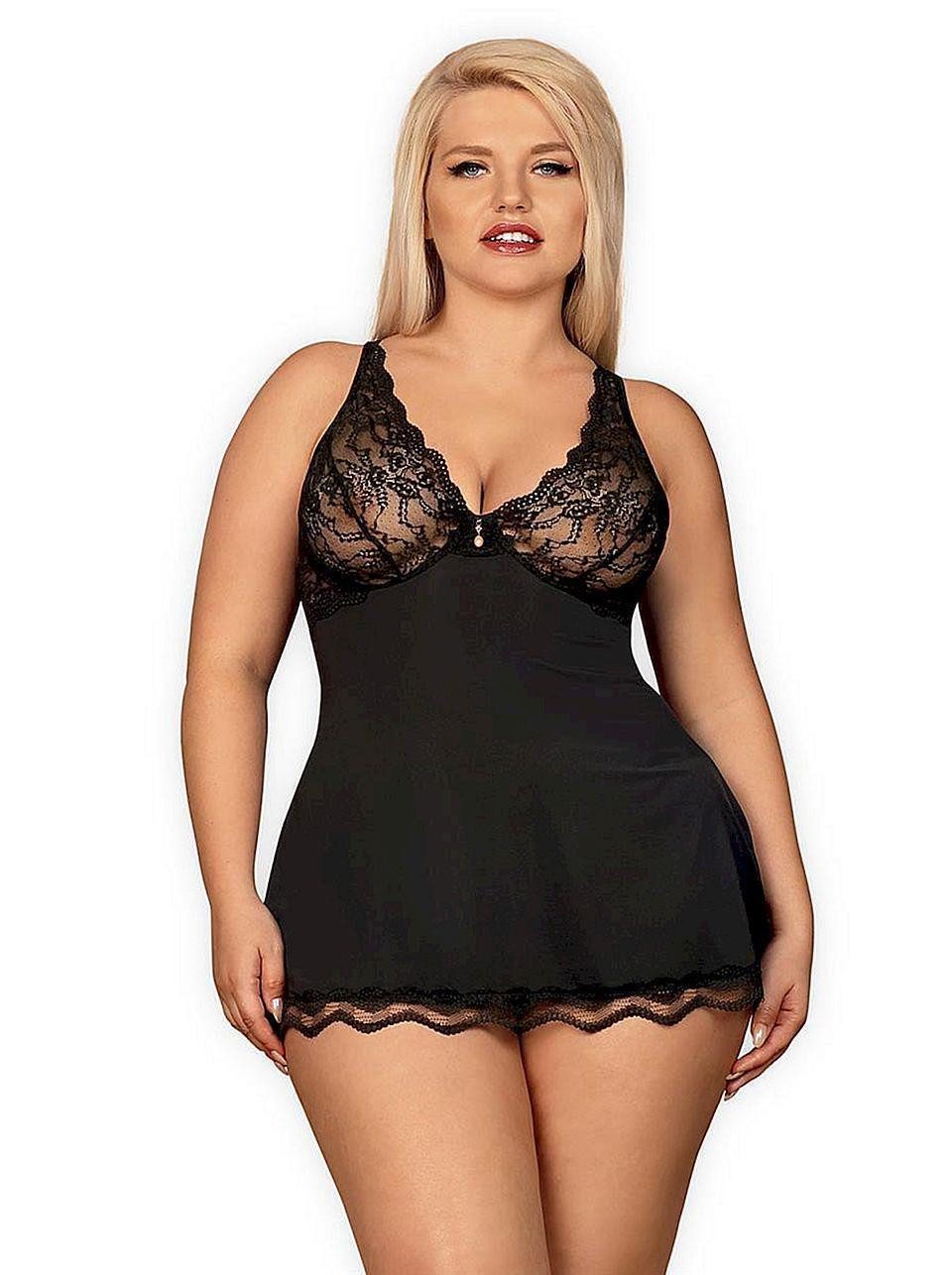 Obsessive Babydollkleid Obsessive Luvae Babydoll schwarz