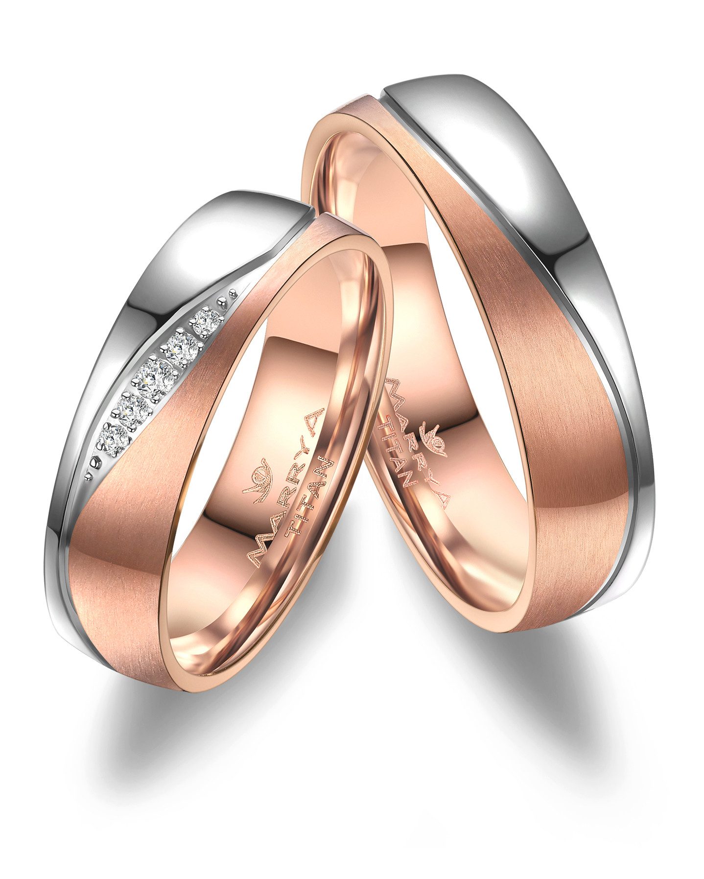 MARRYA Partnerring Titan Ringe Trauringe Eheringe Partnerringe