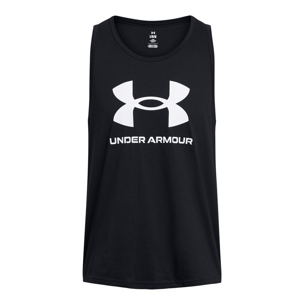 Under Armour® Trainingstop UA Sportstyle Tanktop mit Logo leichtes Material, schnell trocknendes Gewebe