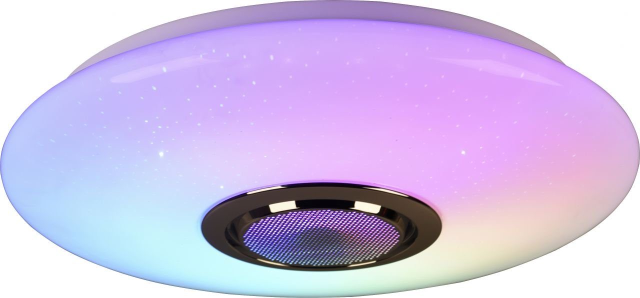 Reality Leuchten Deckenleuchte Deckenleuchte Musica Dimmbar Realtiy LED RGB-Farbwechsel, Home-fähig nicht LED, ohne Smart Bewegungsmelder