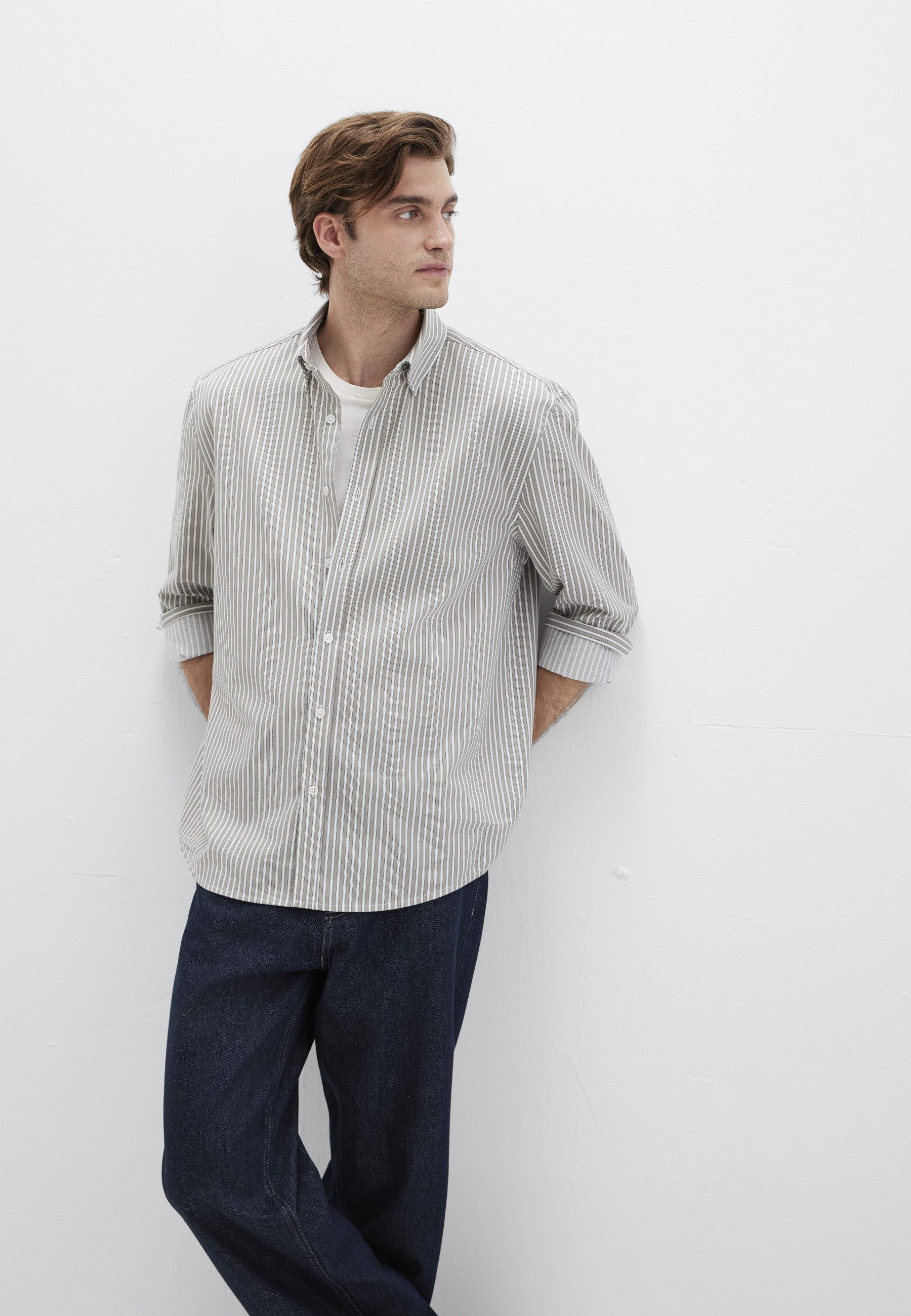 Mavi Langarmhemd STRIPE SHIRT Premium Streifenhemd