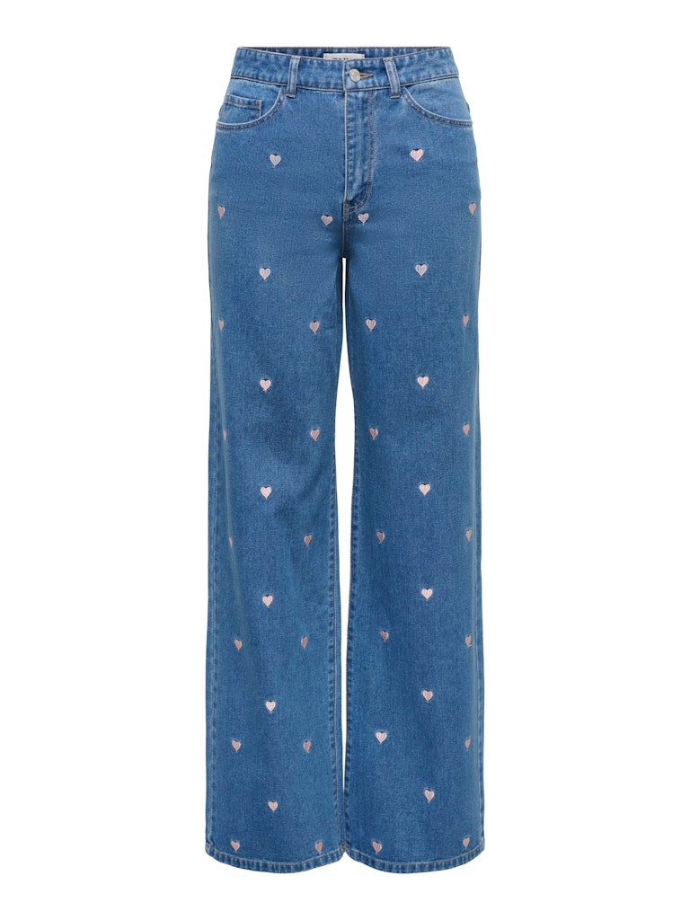 Stretch-Jeans ONLVEGA HW EMB WIDE DNM PIM
