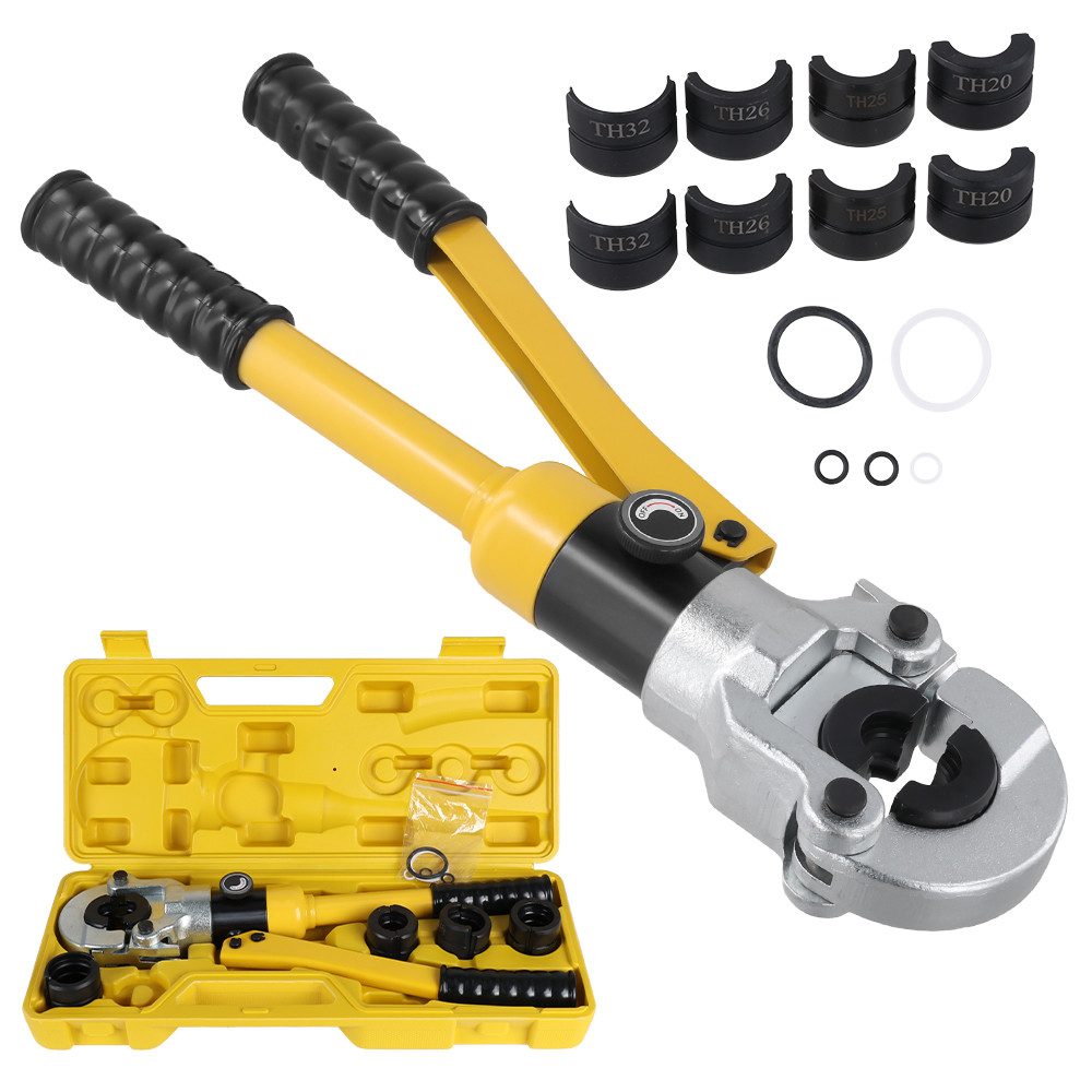 Hikity Multitool Hydraulische Presszange Crimpzange 16-32mm² Werkzeugkasten günstig online kaufen