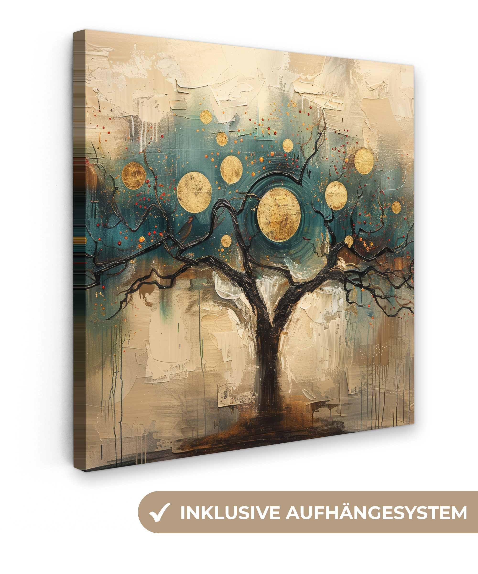 OneMillionCanvasses® Leinwandbild Baum - Abstrakt - günstig online kaufen