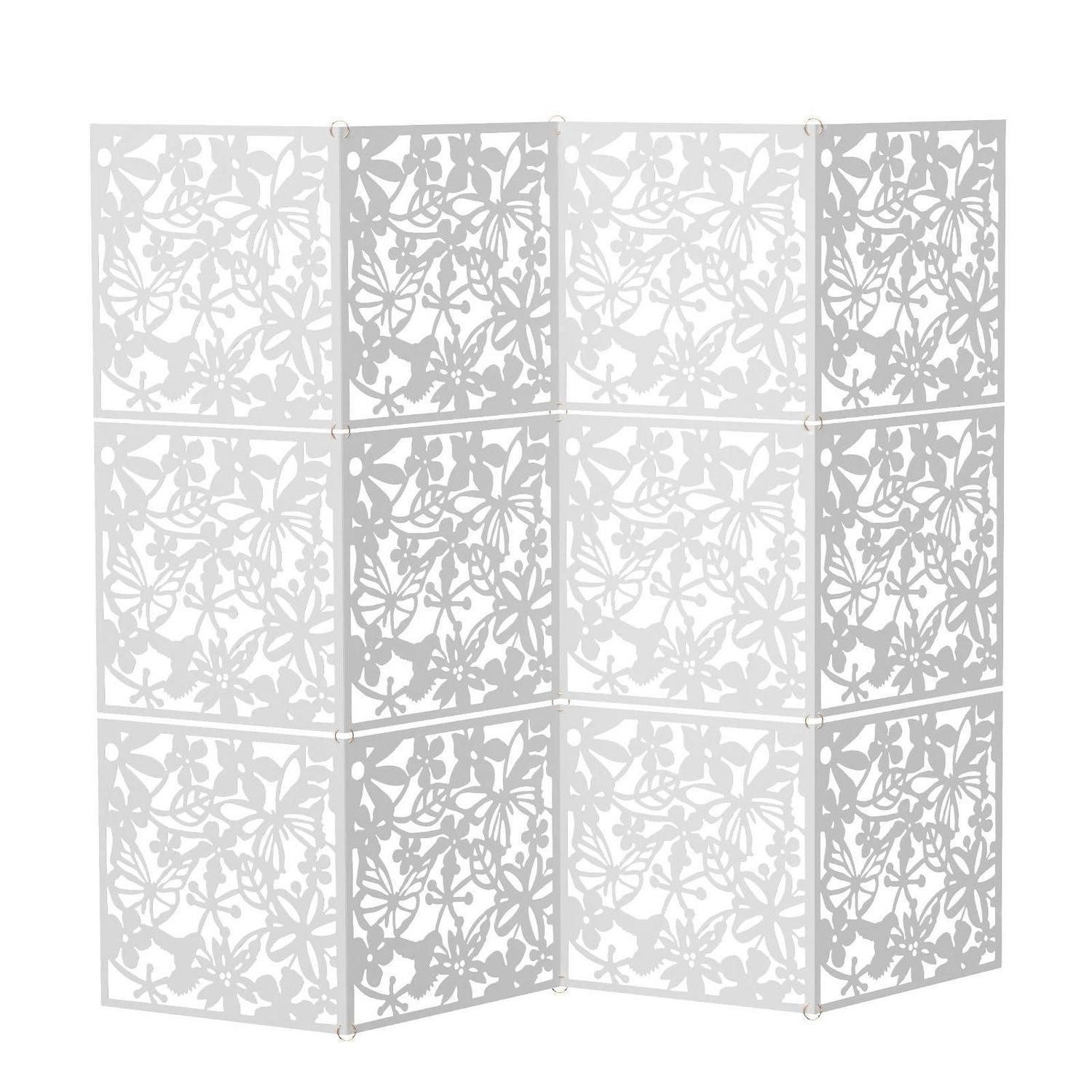 LuxusKollektion Stellwand Hängender Raumteiler 12-teilig 40x40 cm (12 St)